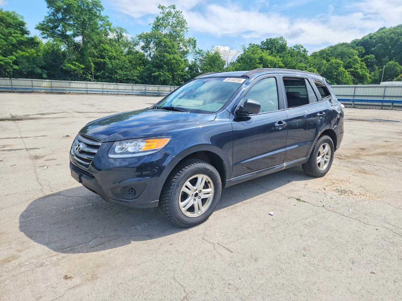 2012 Hyundai Santa Fe Gls Blue vin: 5XYZGDAB0CG097483