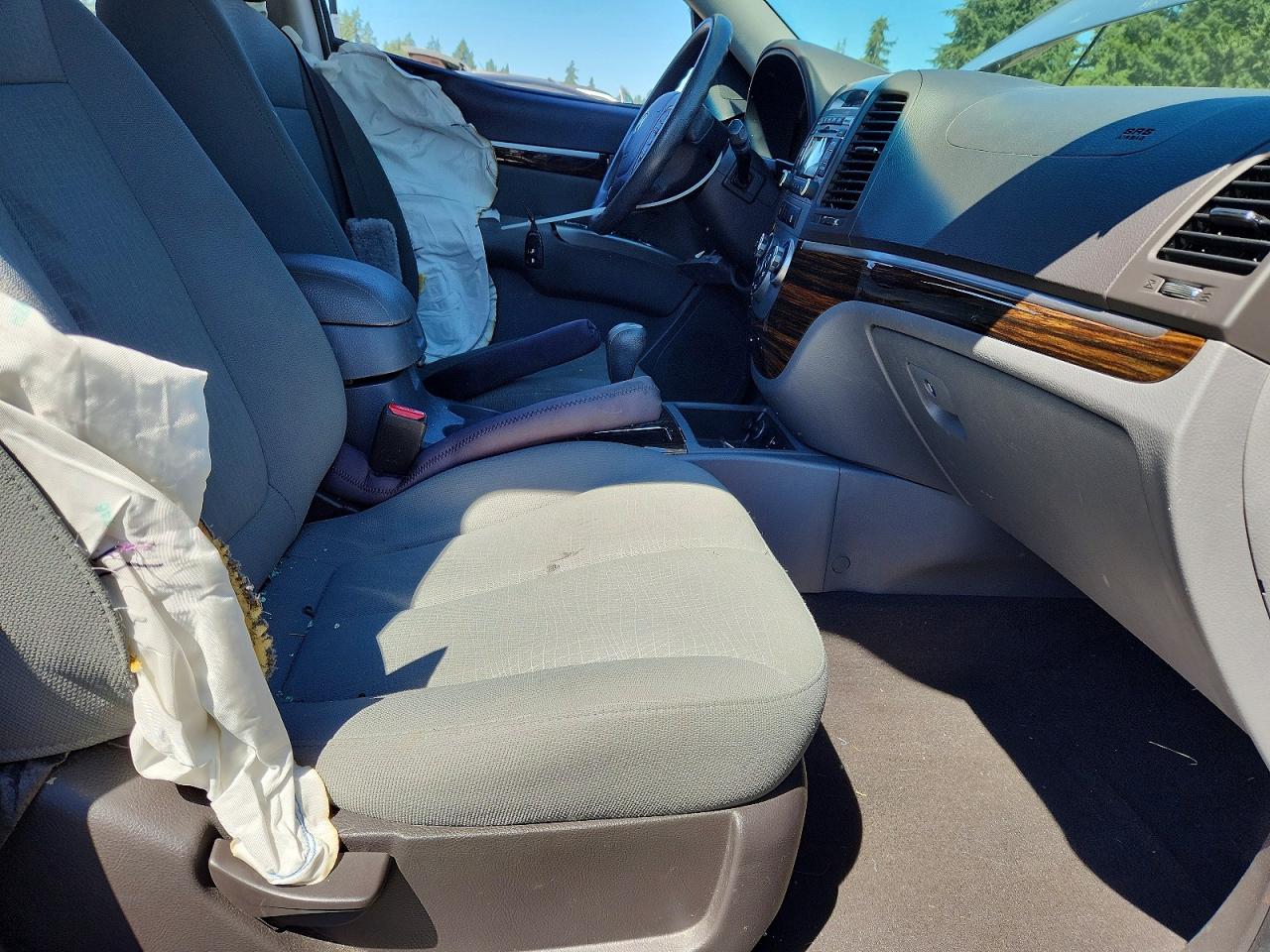 2012 Hyundai Santa Fe Gls Gray vin: 5XYZGDAB0CG161215