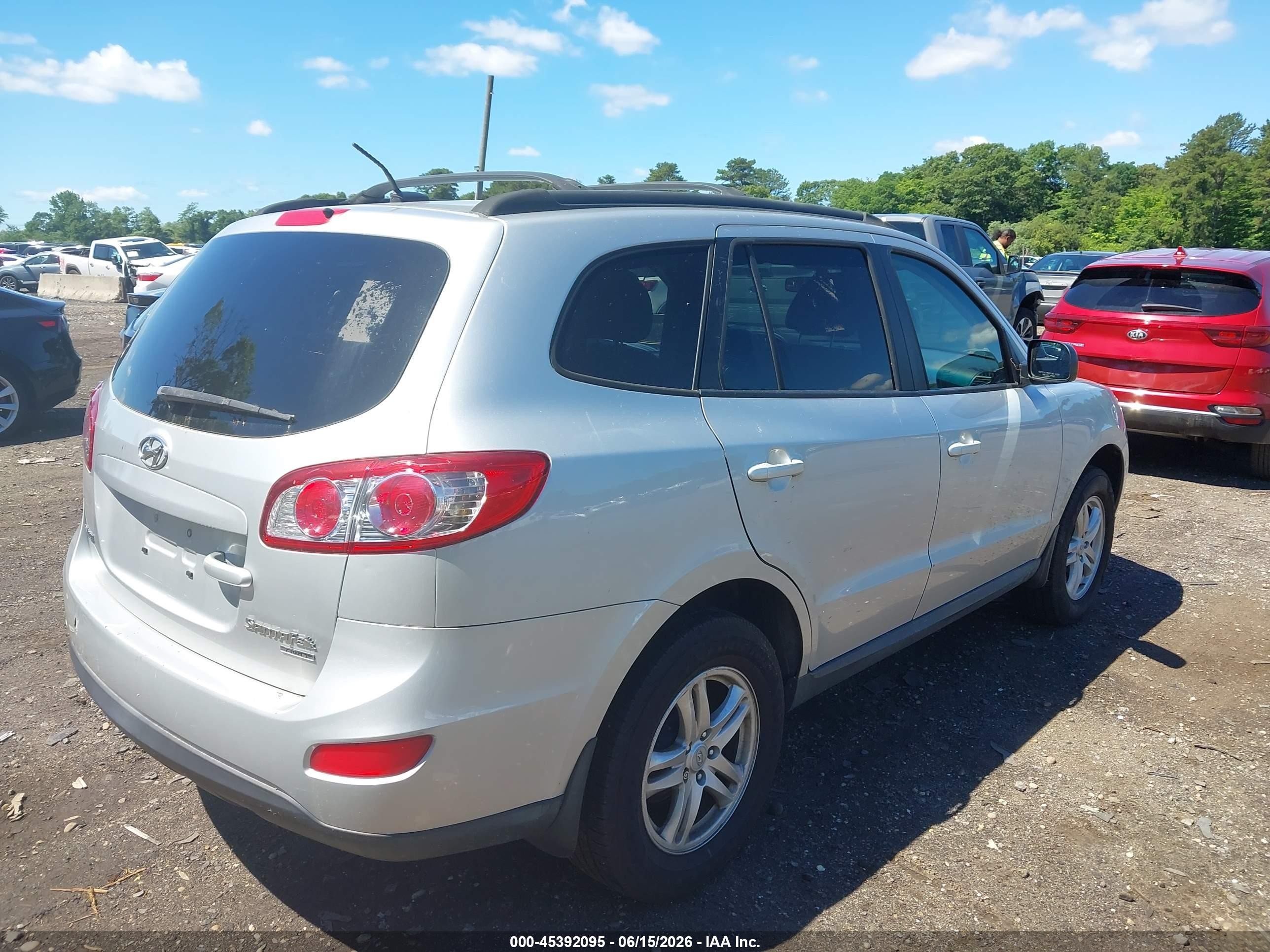 2011 Hyundai Santa Fe Gls Серый vin: 5XYZGDAB1BG035556