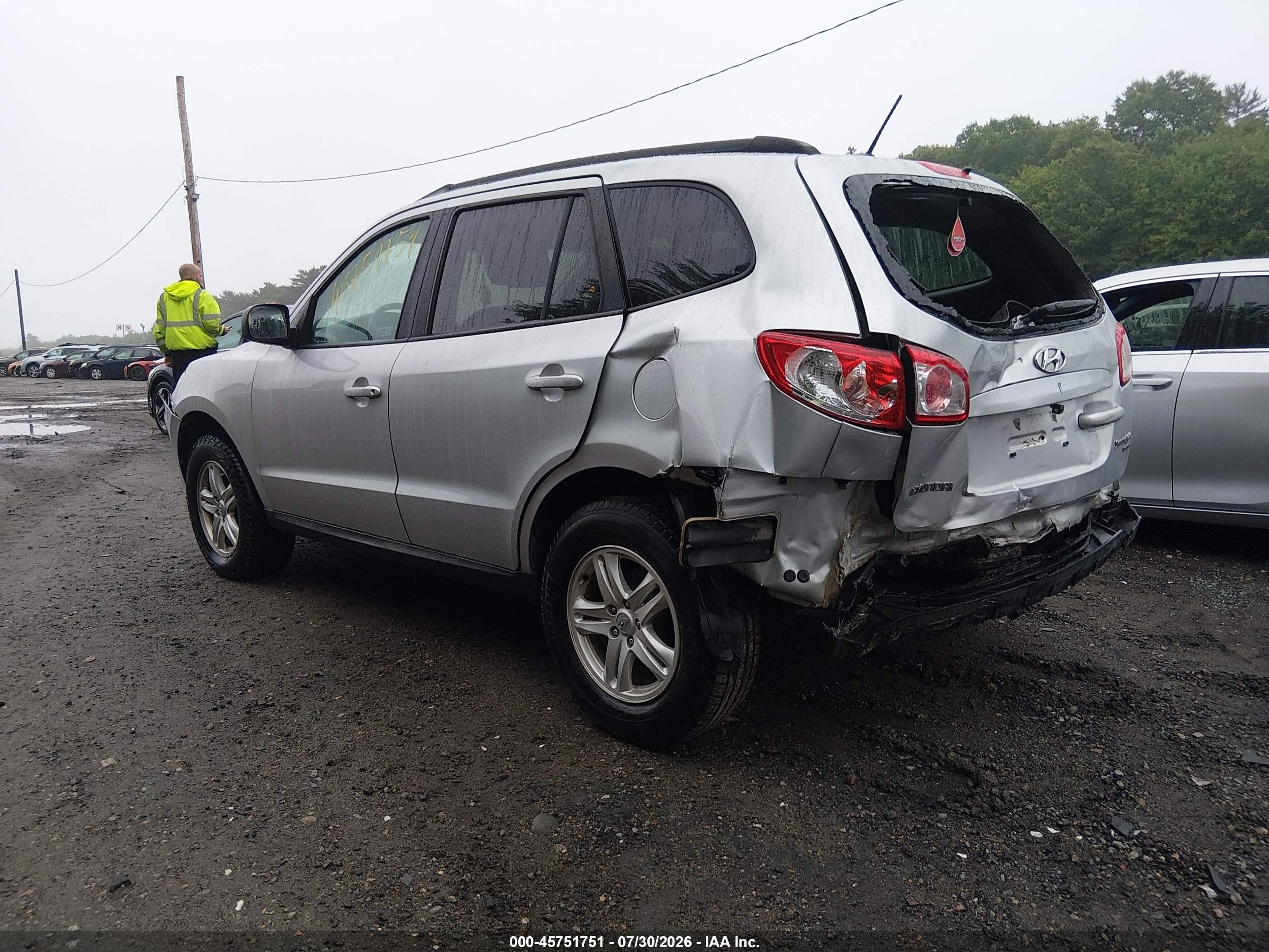 2011 Hyundai Santa Fe Gls Silver vin: 5XYZGDAB2BG020418
