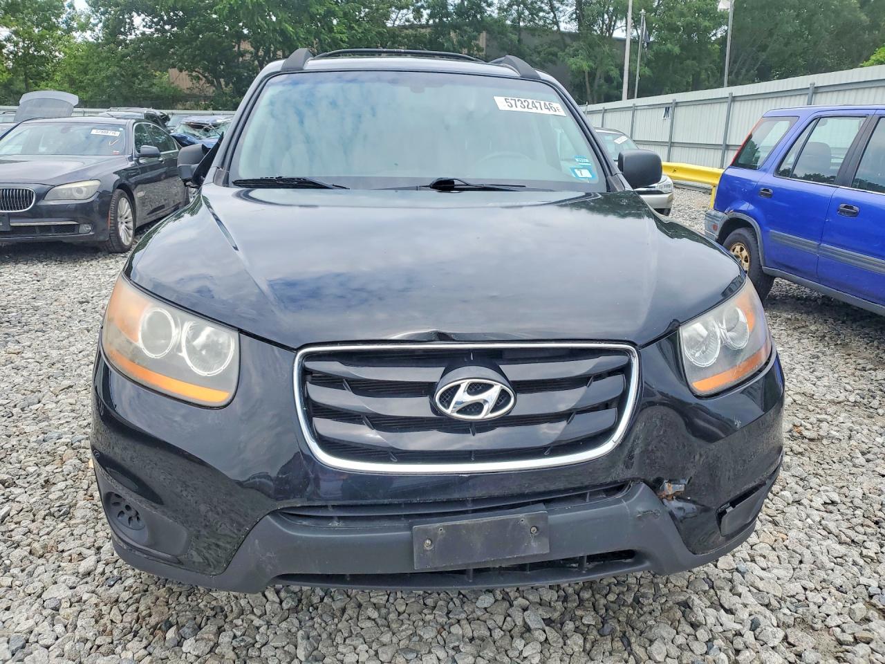 2011 Hyundai Santa Fe Gls Black vin: 5XYZGDAB2BG036151