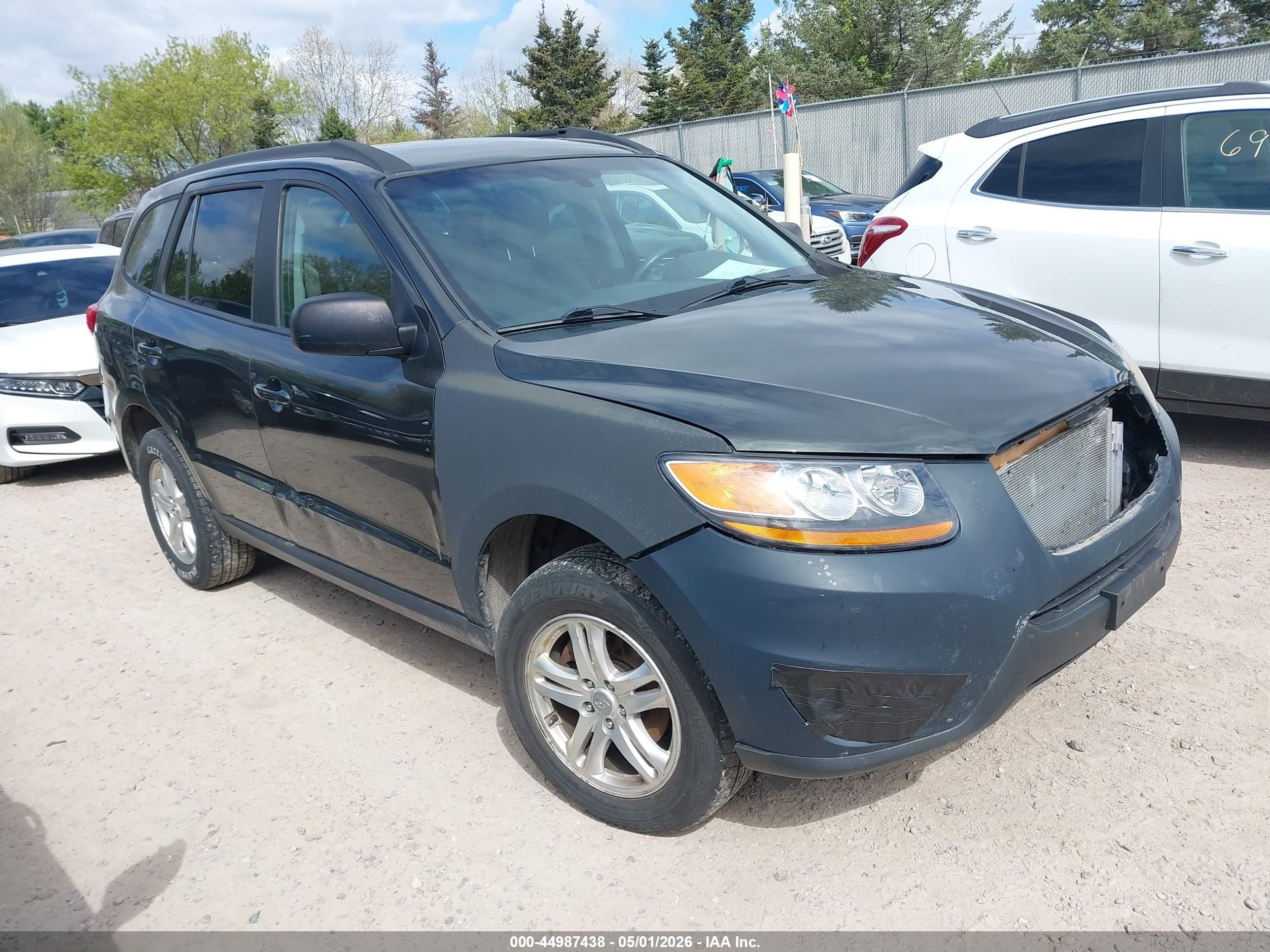 2011 Hyundai Santa Fe Gls Серый vin: 5XYZGDAB2BG059719