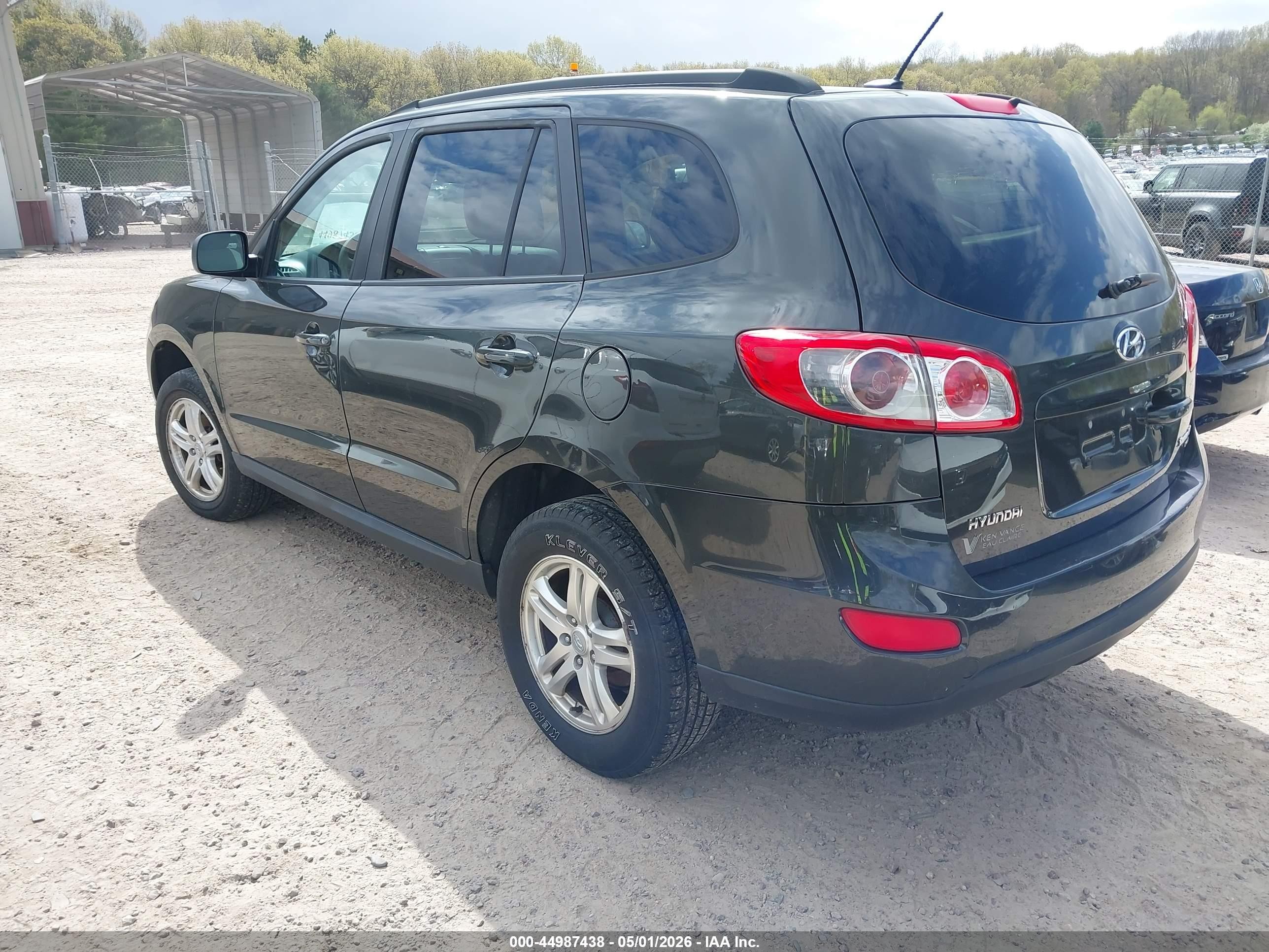 2011 Hyundai Santa Fe Gls Серый vin: 5XYZGDAB2BG059719