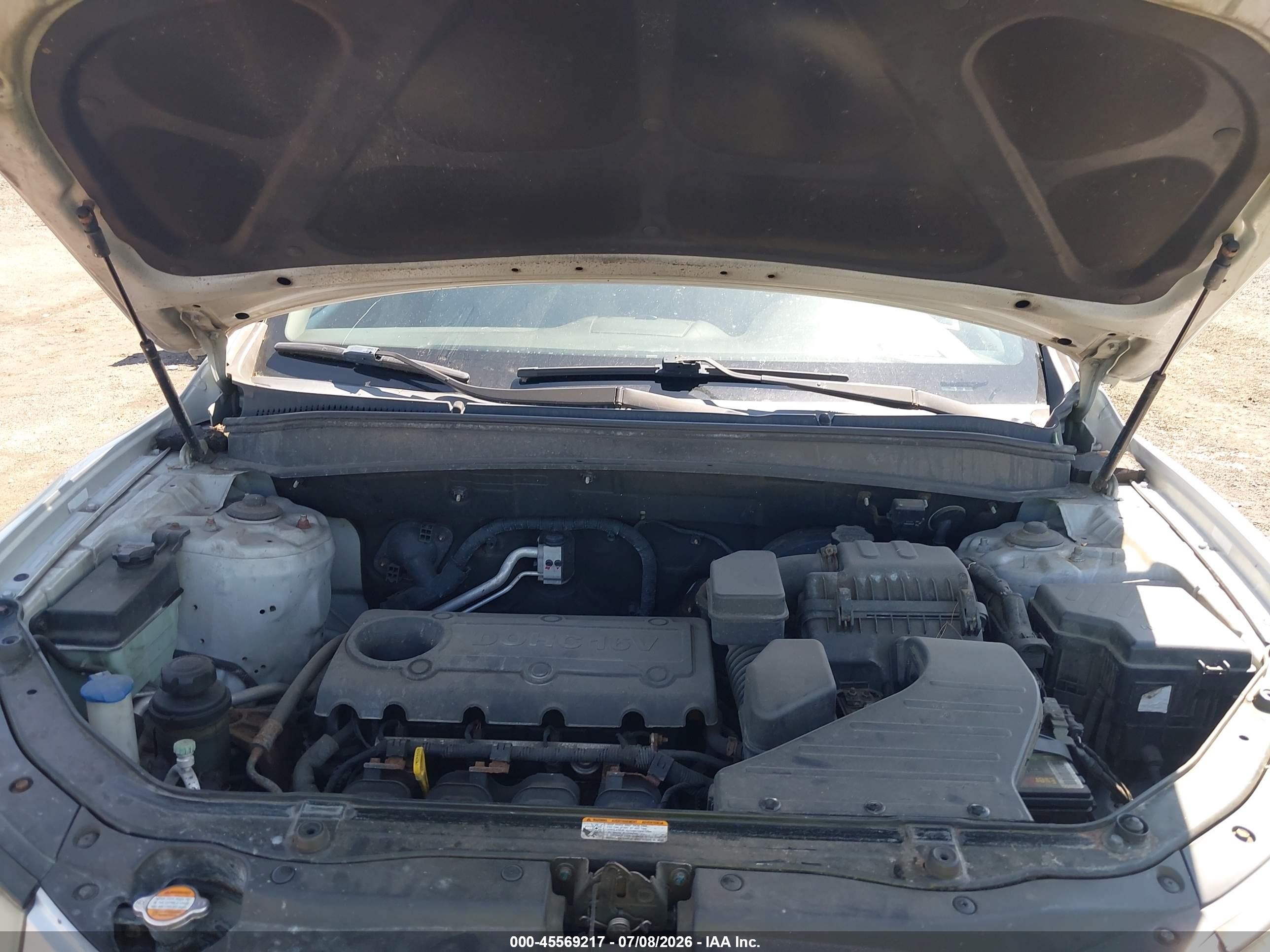 2011 Hyundai Santa Fe Gls Silver vin: 5XYZGDAB2BG070736