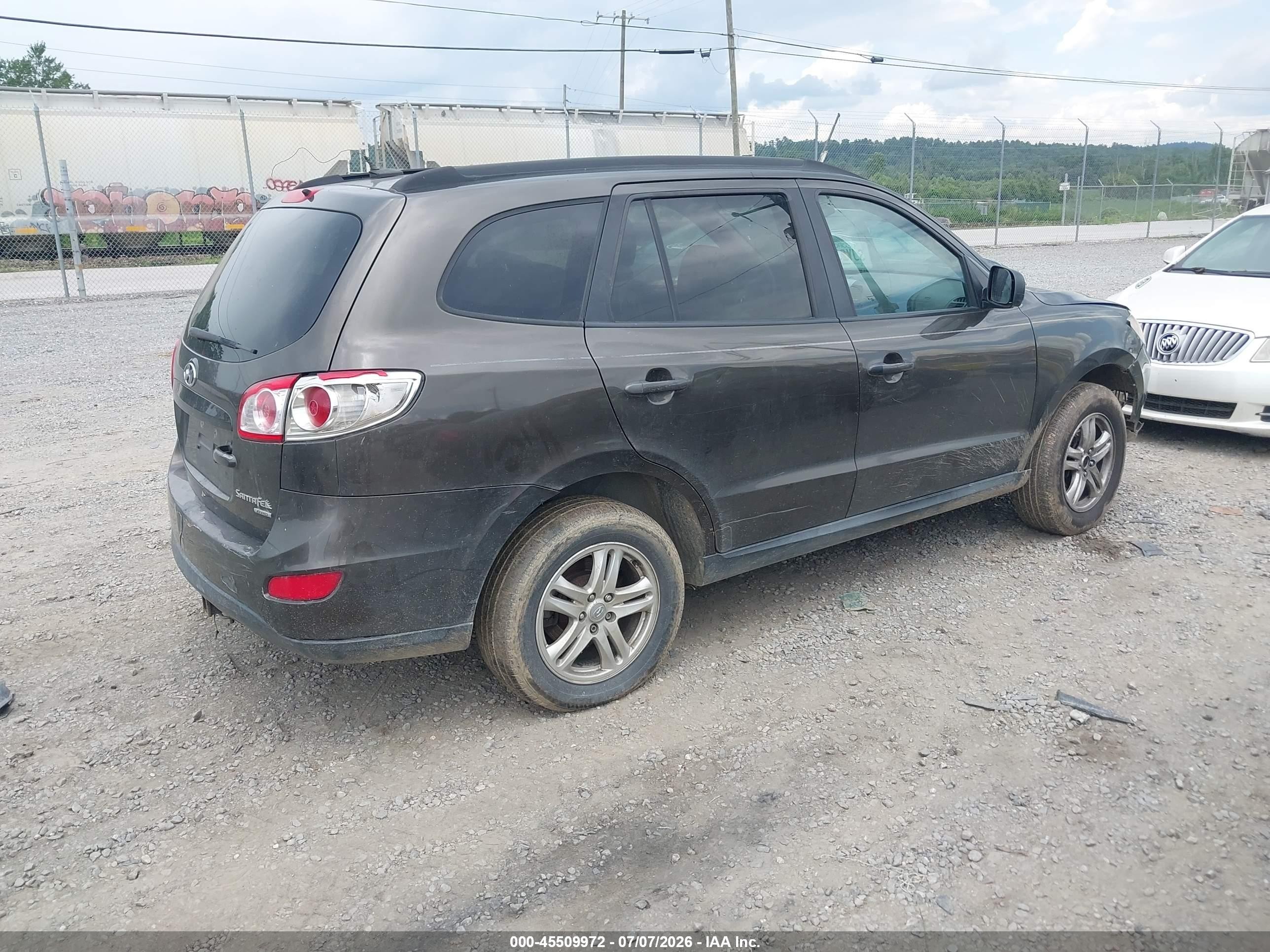 2011 Hyundai Santa Fe Gls Brown vin: 5XYZGDAB2BG071644