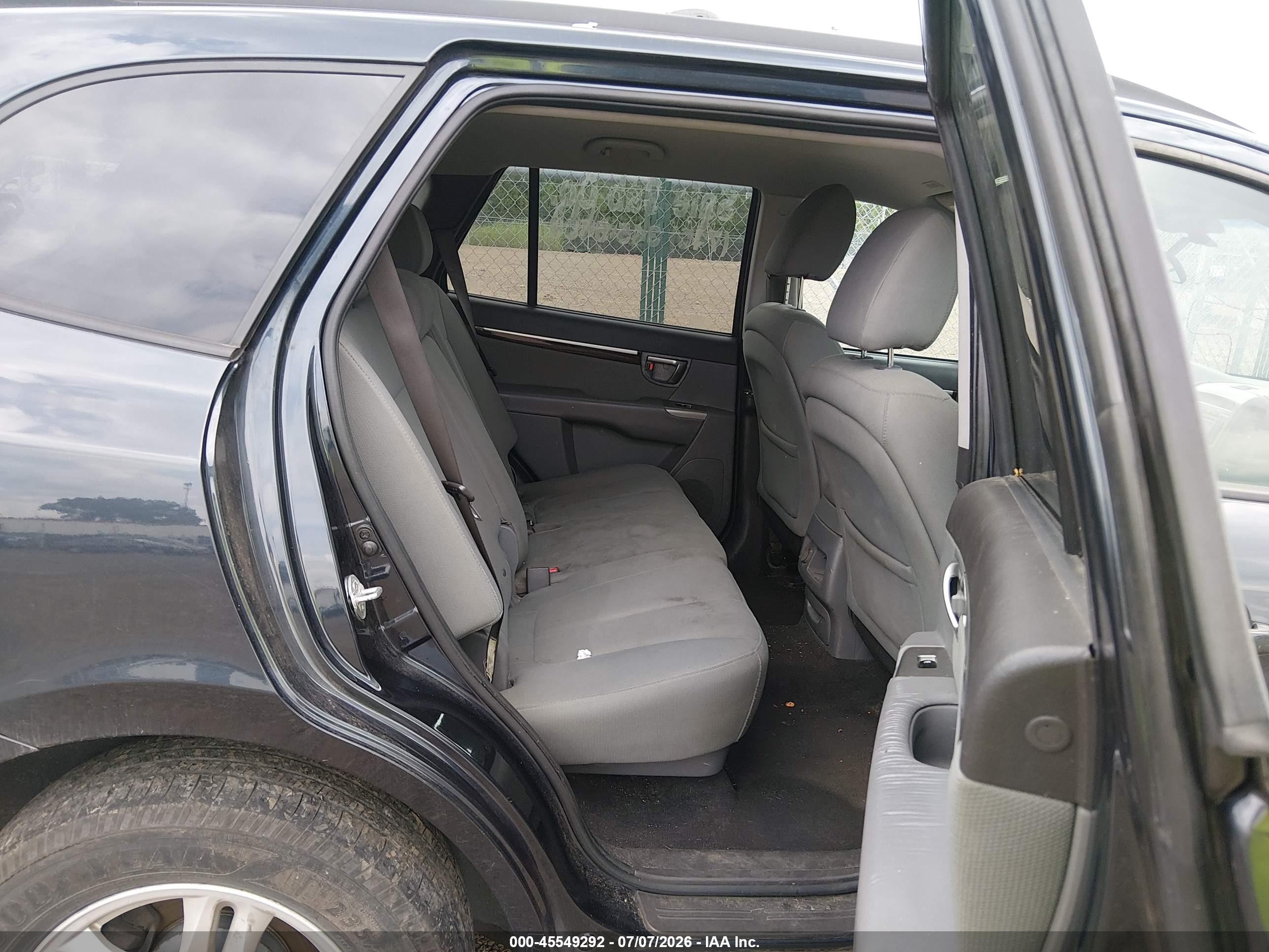 2011 Hyundai Santa Fe Gls Blue vin: 5XYZGDAB2BG078836
