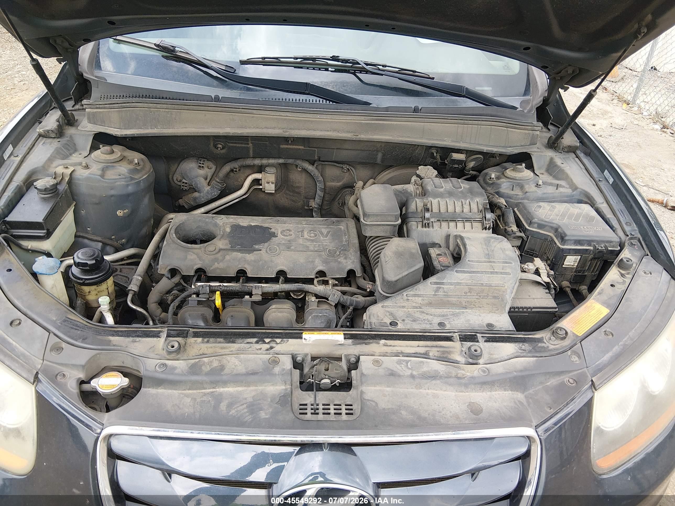 2011 Hyundai Santa Fe Gls Blue vin: 5XYZGDAB2BG078836