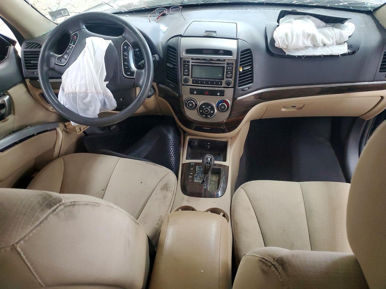2012 Hyundai Santa Fe Gls Black vin: 5XYZGDAB2CG103011