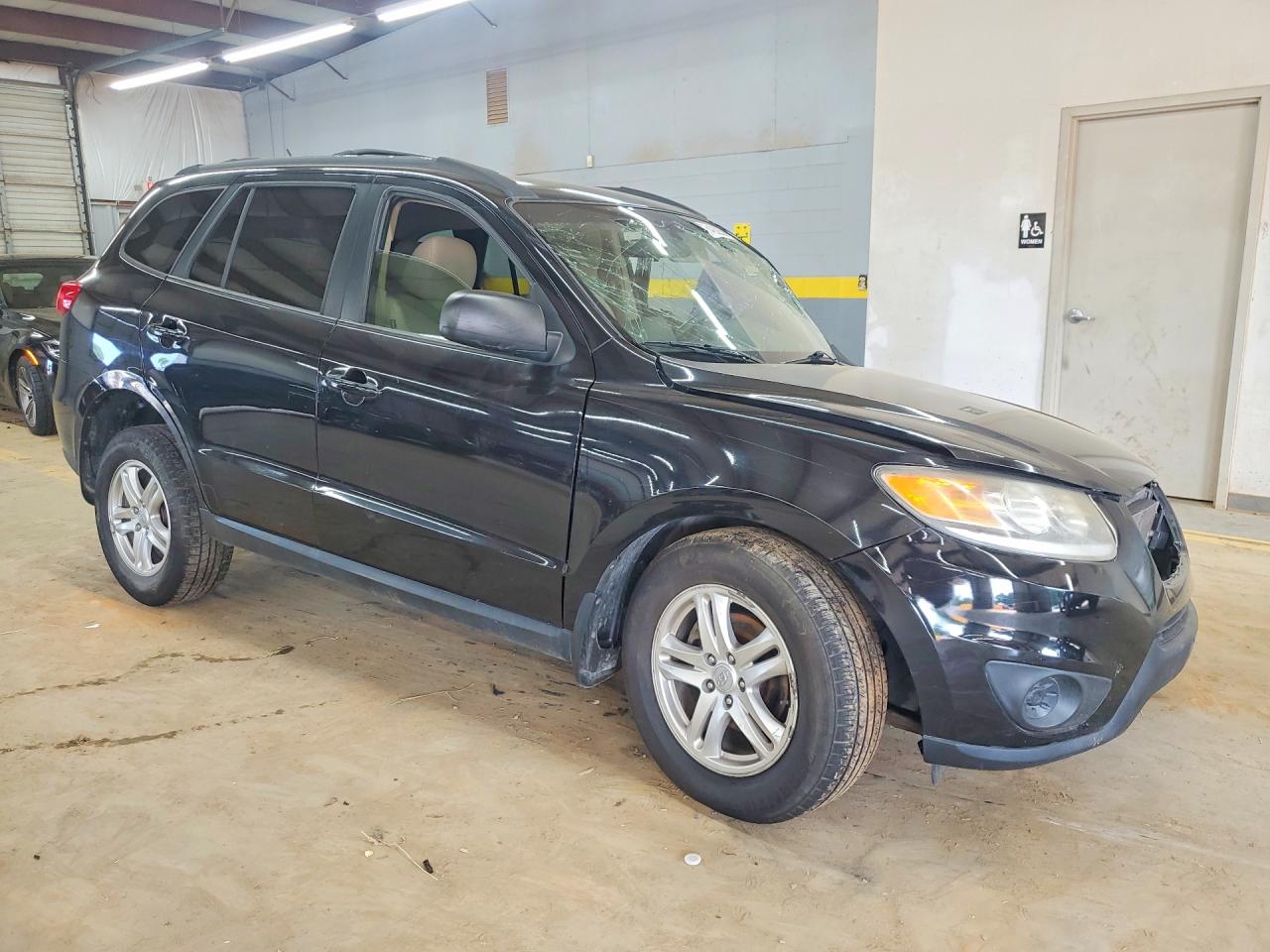 2012 Hyundai Santa Fe Gls Black vin: 5XYZGDAB2CG103011