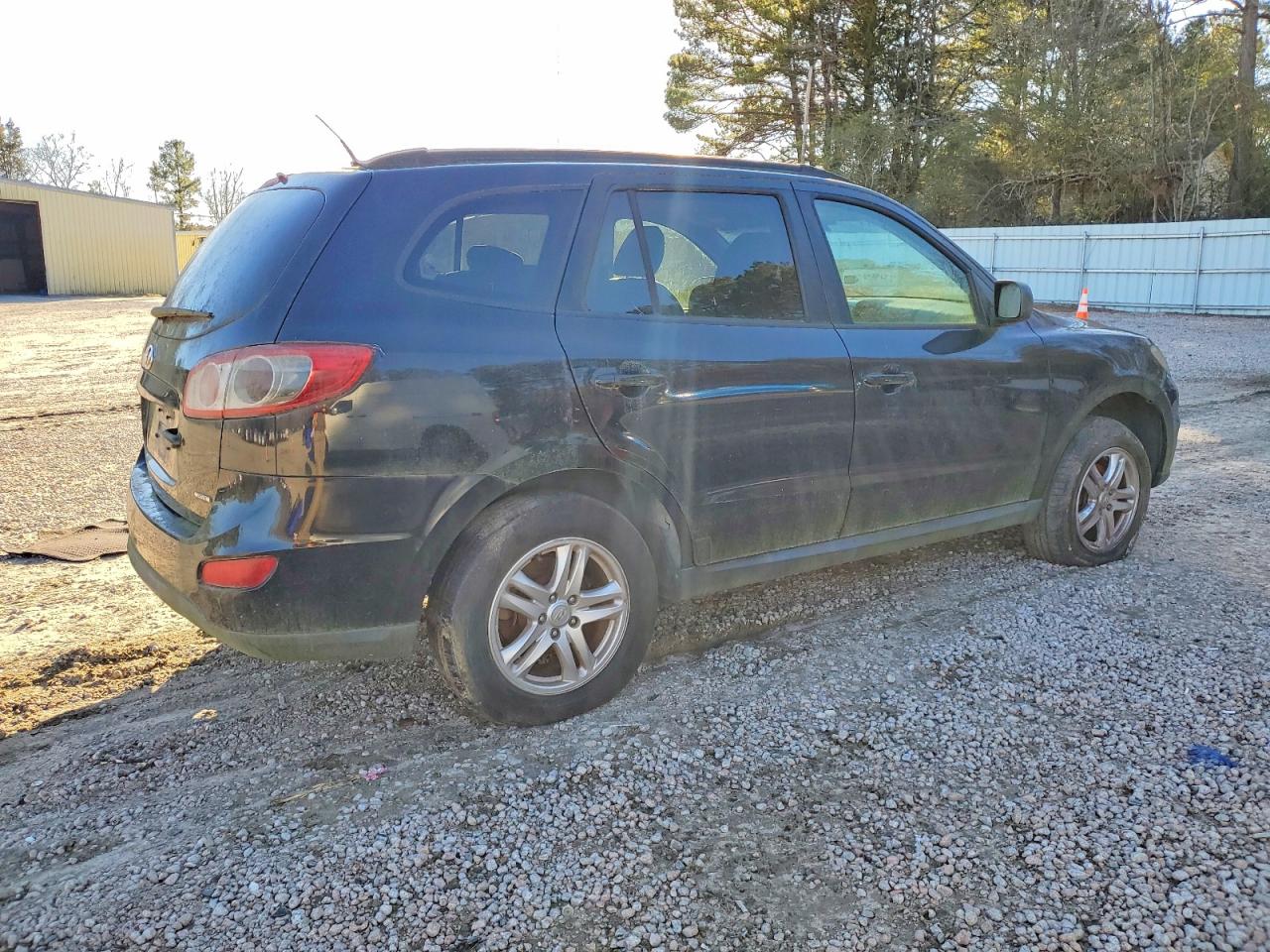 2012 Hyundai Santa Fe Черный vin: 5XYZGDAB2CG148997