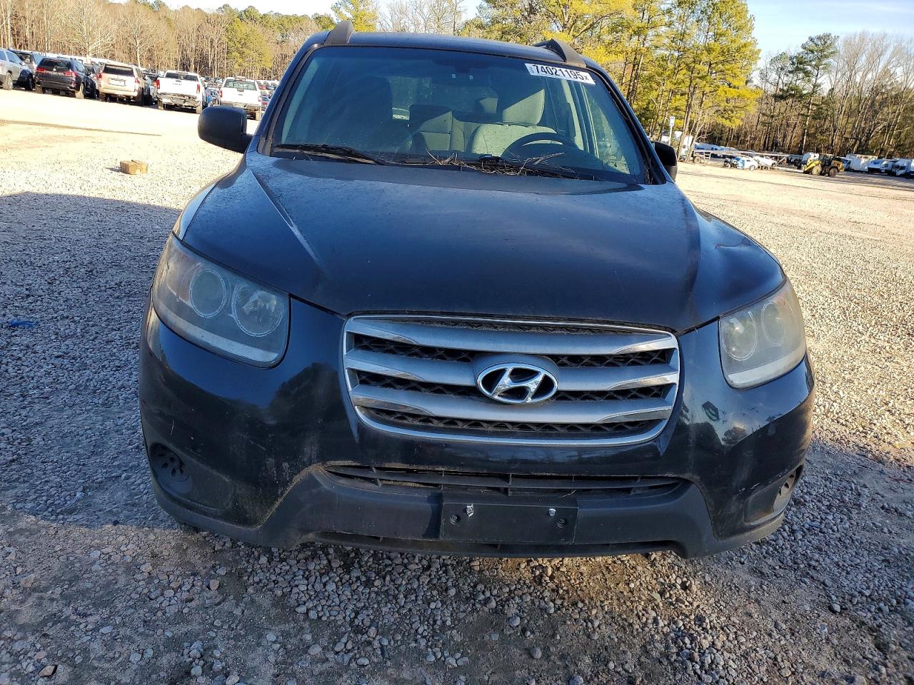 2012 Hyundai Santa Fe Черный vin: 5XYZGDAB2CG148997