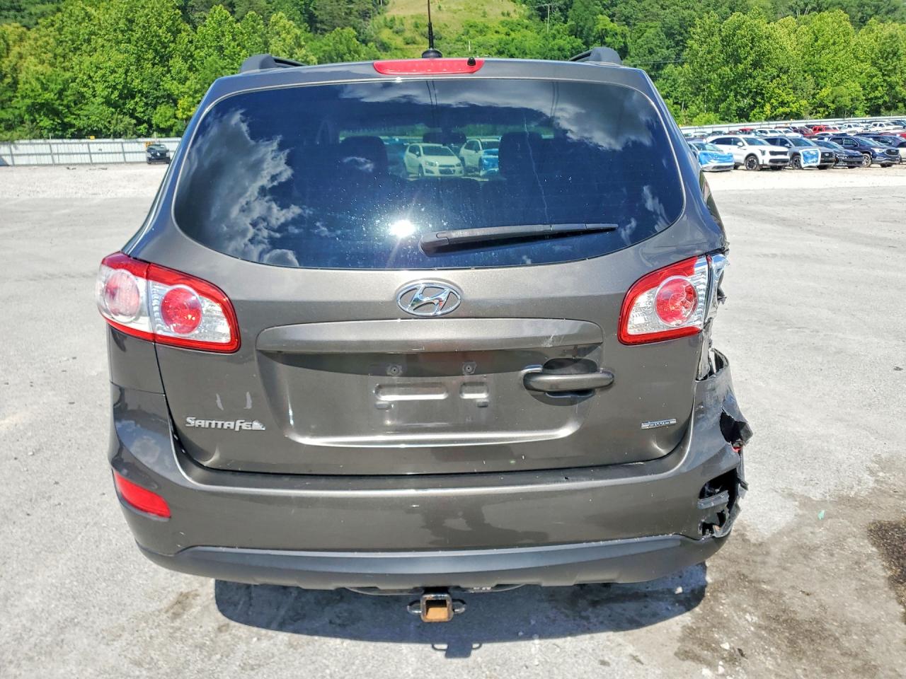 2012 Hyundai Santa Fe Gls Gray vin: 5XYZGDAB2CG156775
