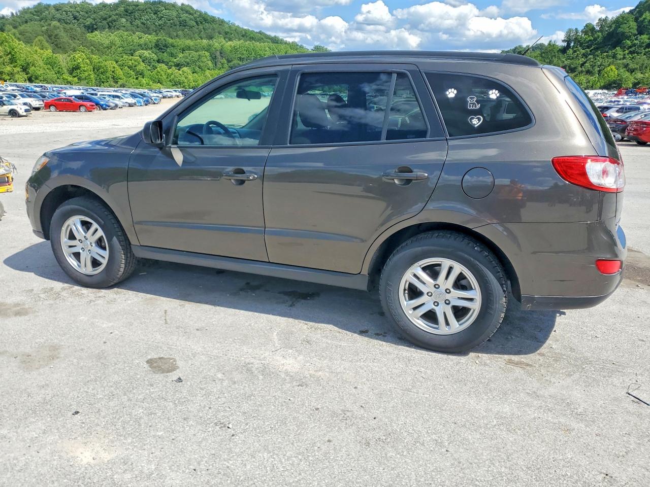 2012 Hyundai Santa Fe Gls Gray vin: 5XYZGDAB2CG156775