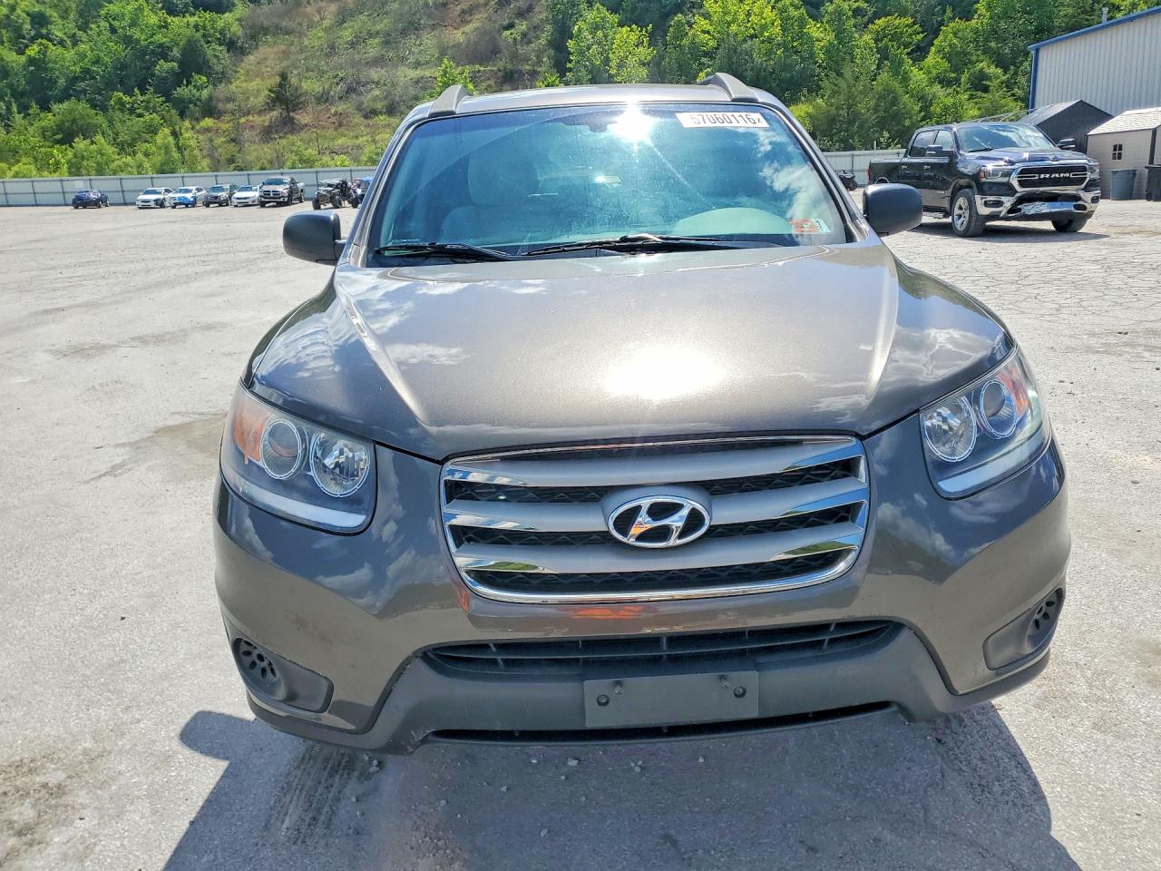 2012 Hyundai Santa Fe Gls Gray vin: 5XYZGDAB2CG156775