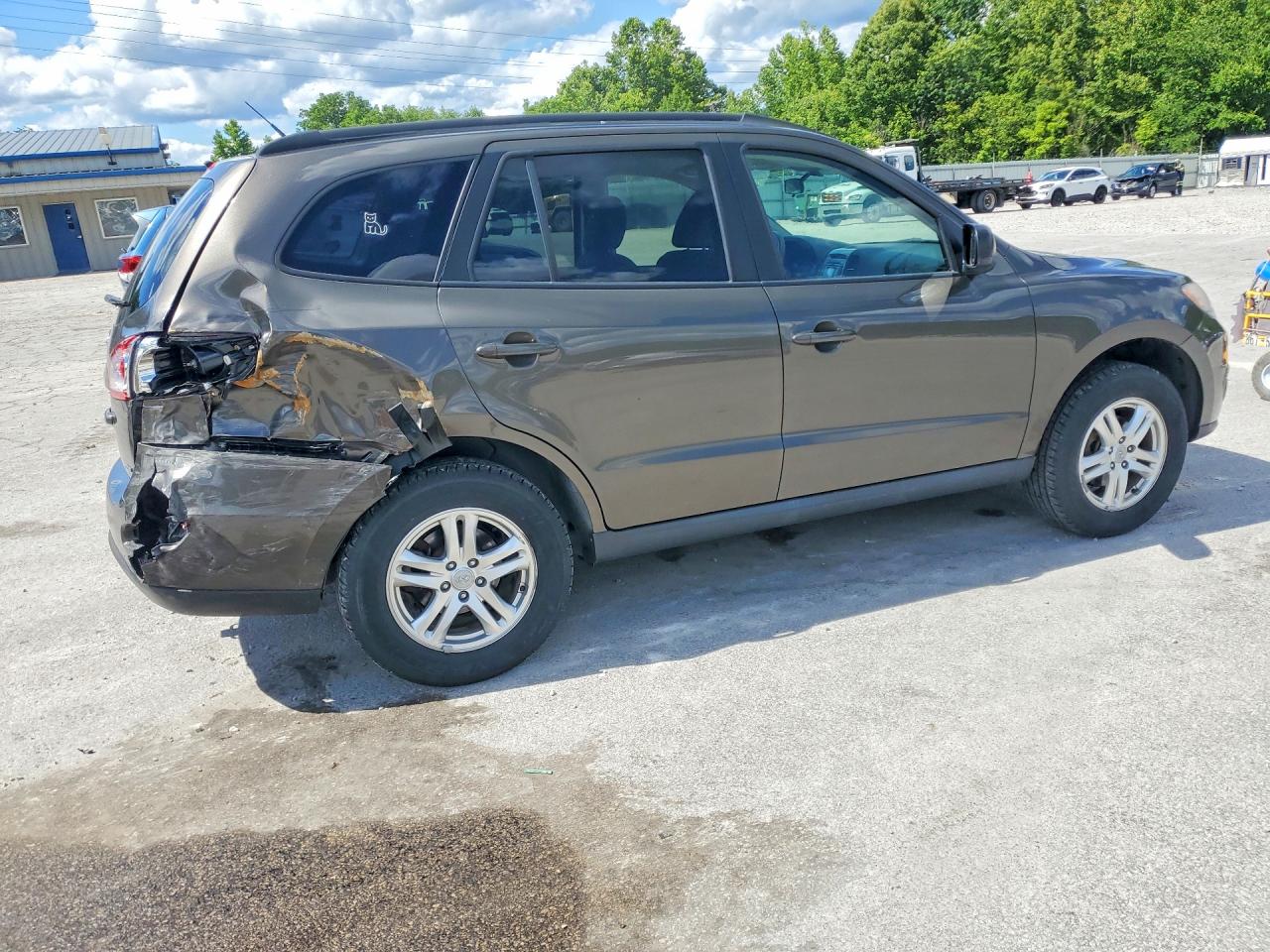 2012 Hyundai Santa Fe Gls Gray vin: 5XYZGDAB2CG156775