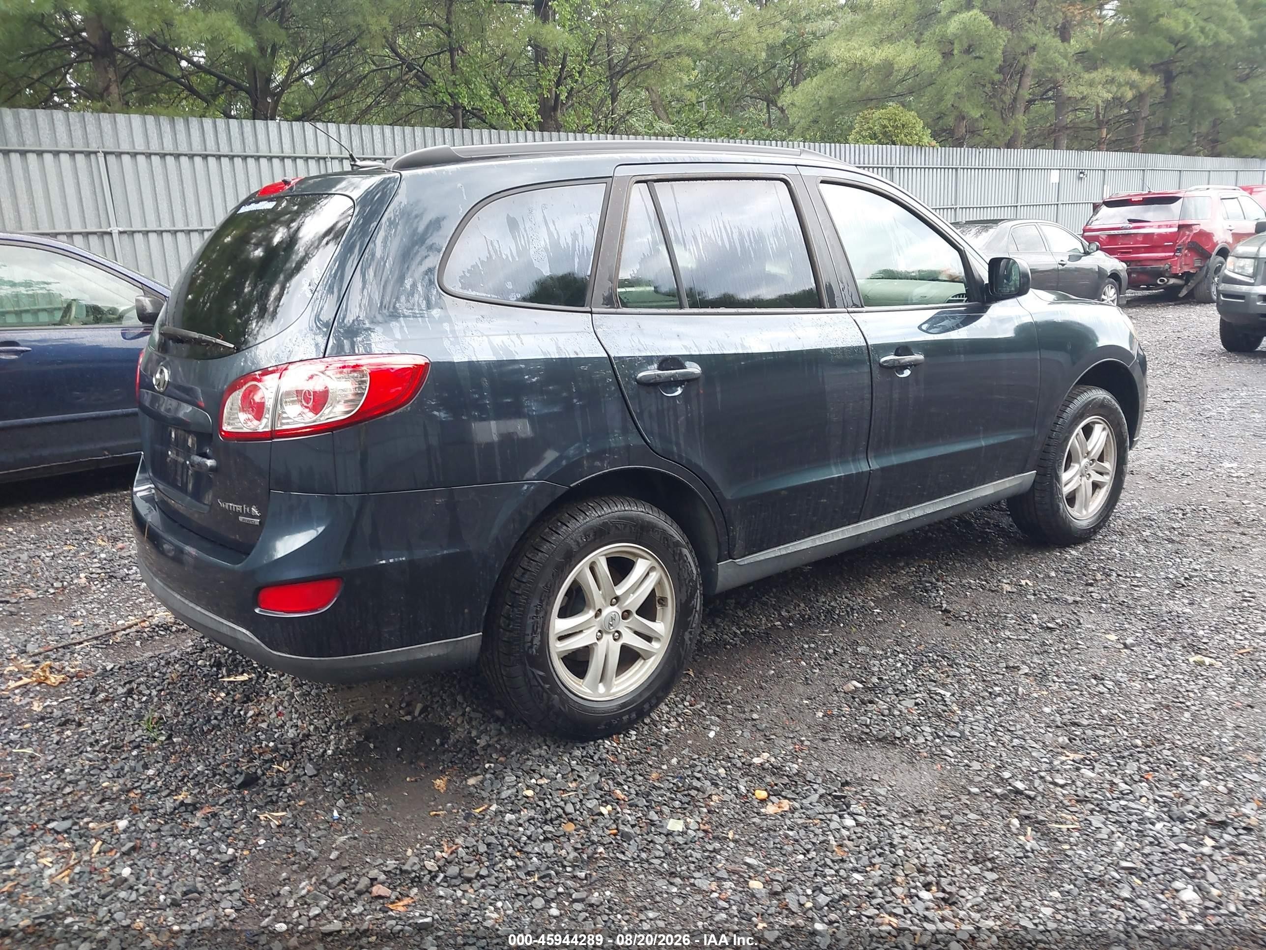 2011 Hyundai Santa Fe Gls Черный vin: 5XYZGDAB3BG005880
