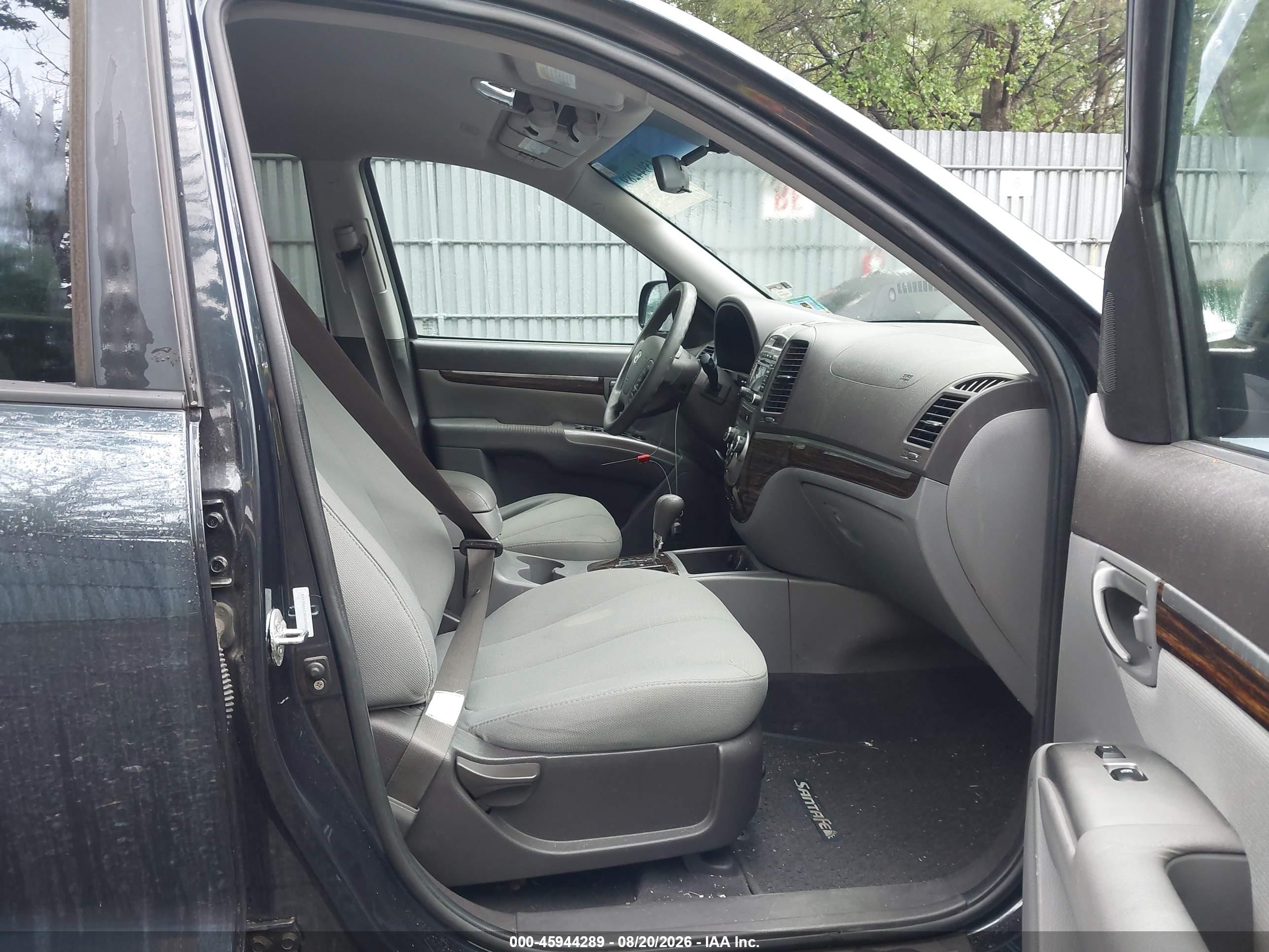 2011 Hyundai Santa Fe Gls Черный vin: 5XYZGDAB3BG005880