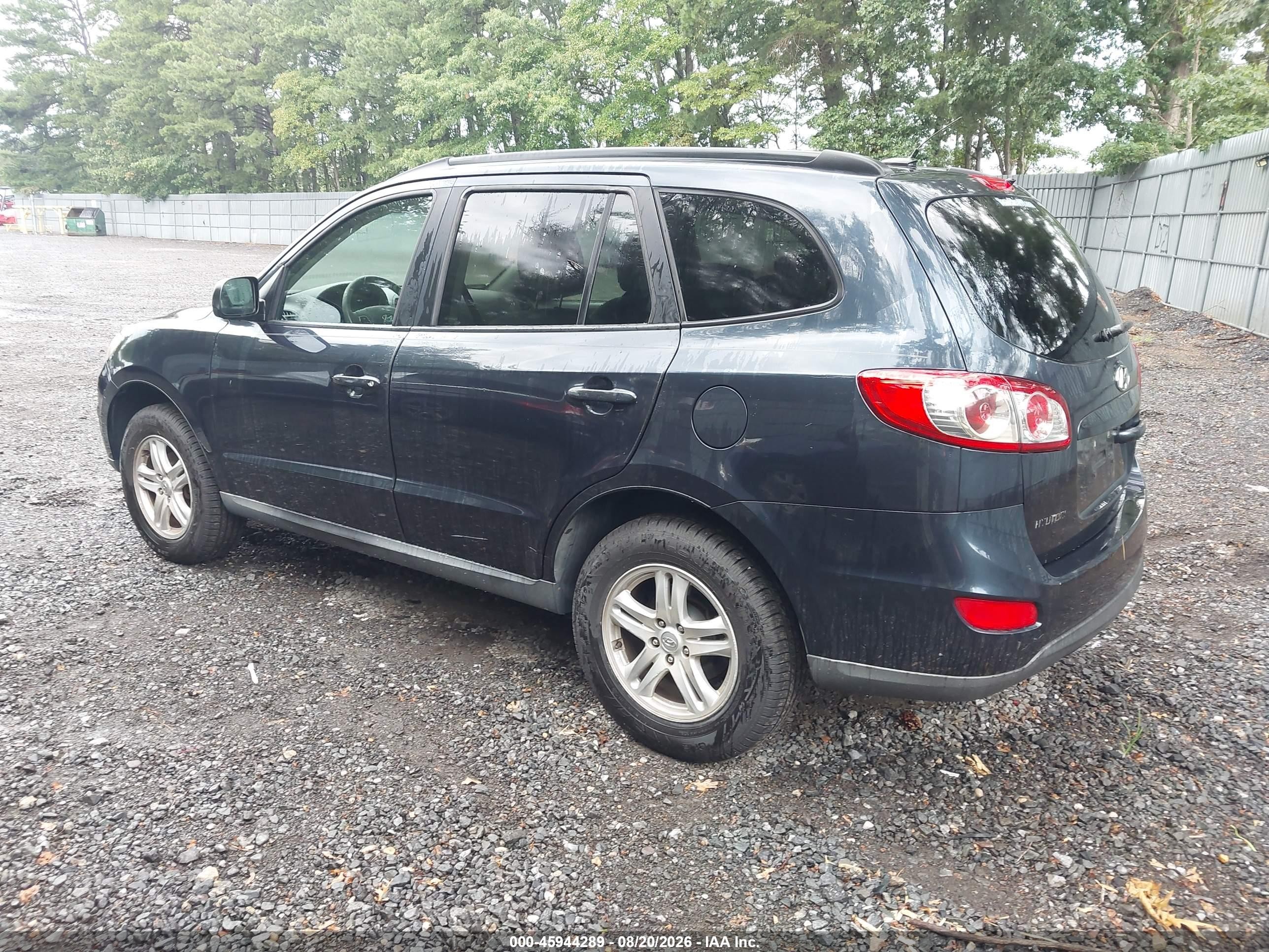 2011 Hyundai Santa Fe Gls Черный vin: 5XYZGDAB3BG005880