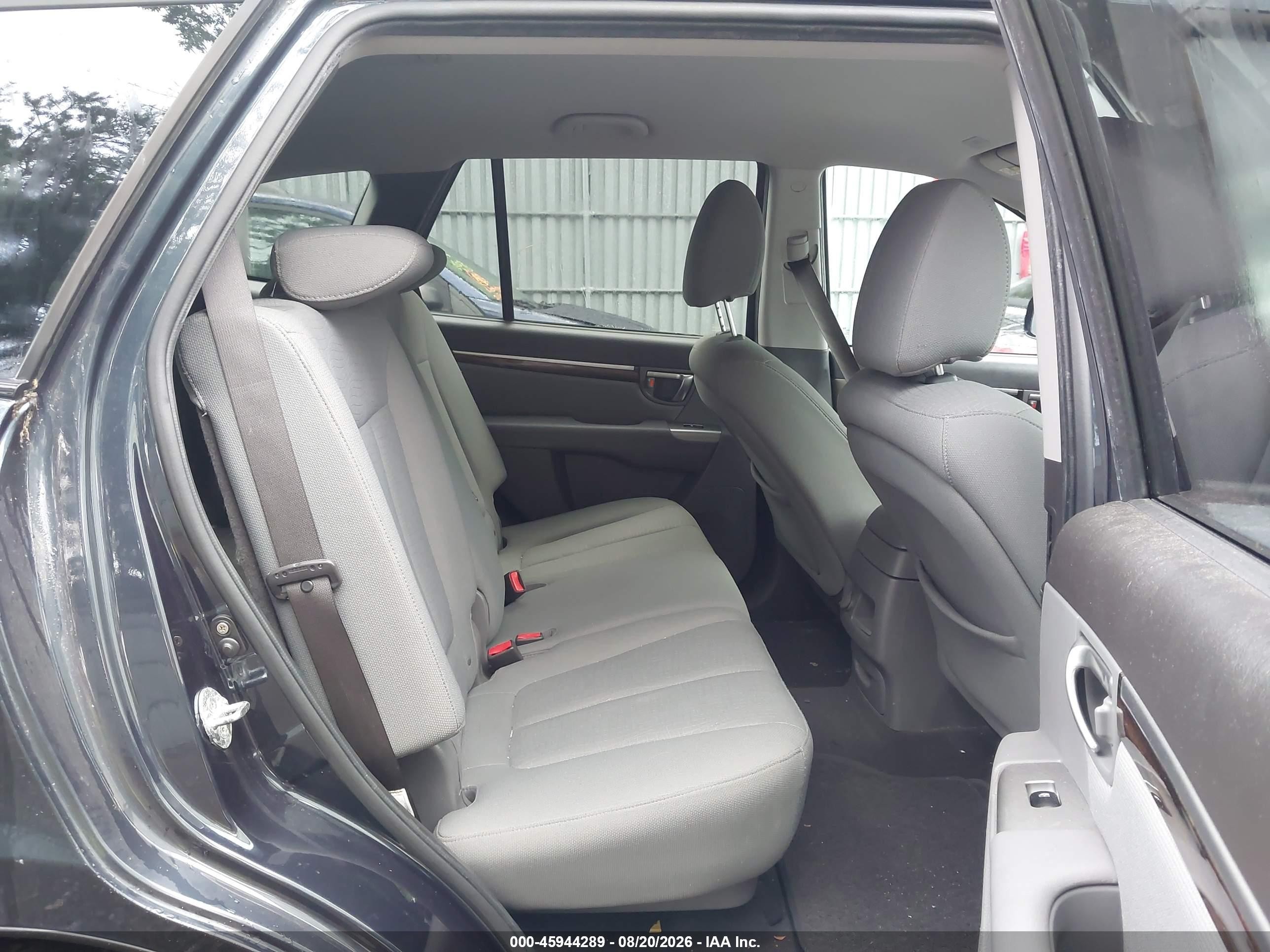 2011 Hyundai Santa Fe Gls Черный vin: 5XYZGDAB3BG005880