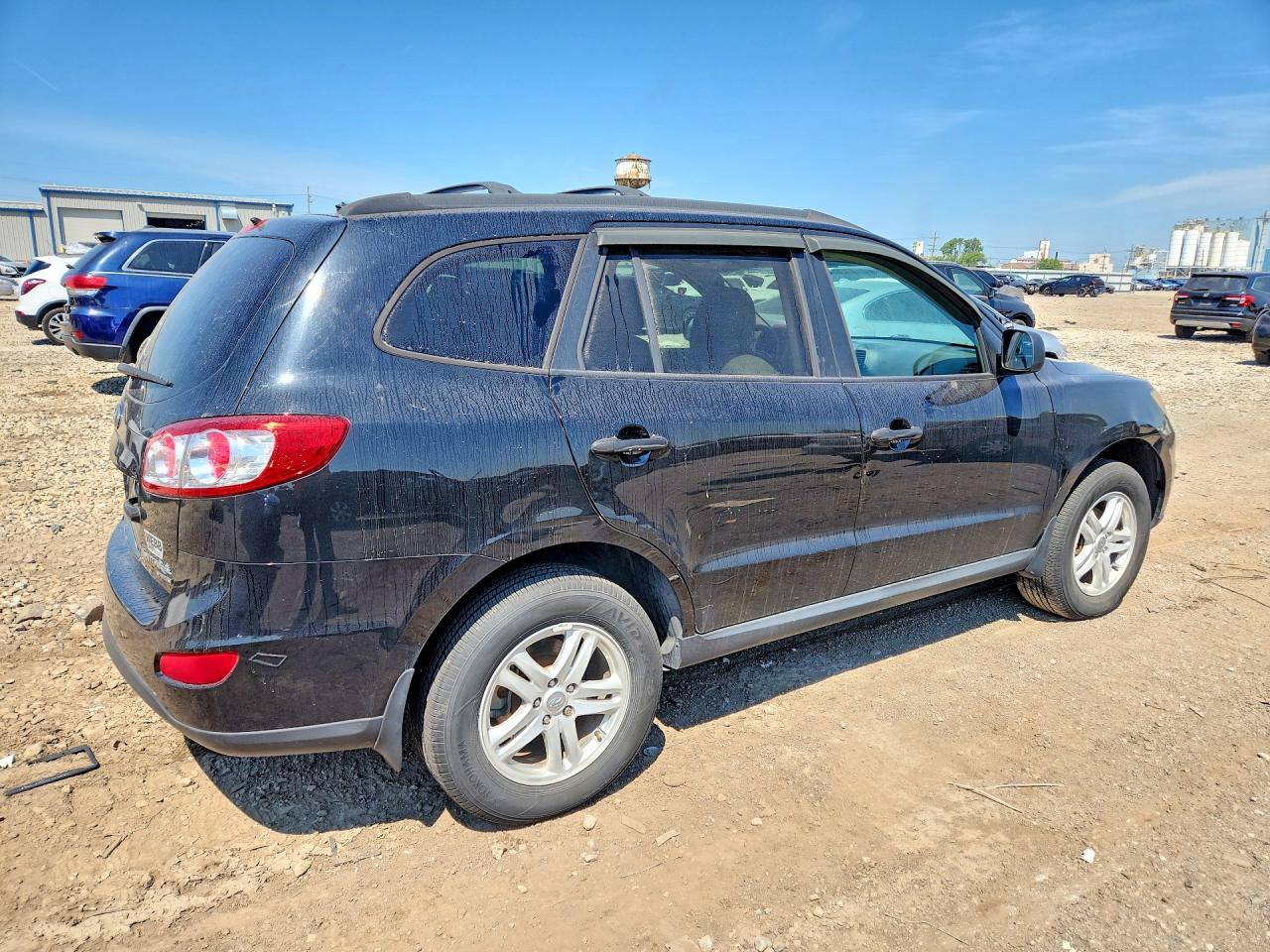 2011 Hyundai Santa Fe Gls Черный vin: 5XYZGDAB3BG023151