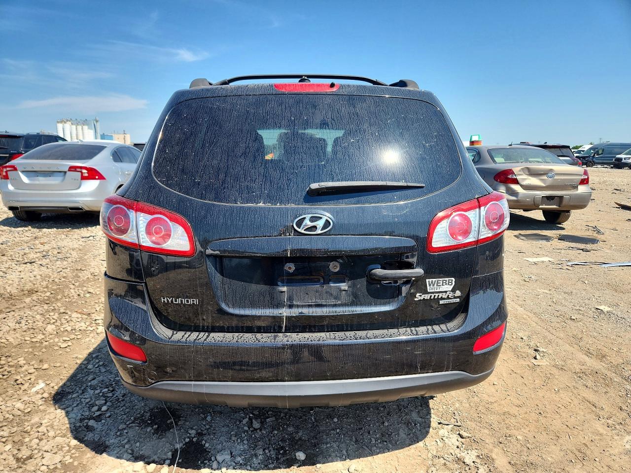 2011 Hyundai Santa Fe Gls Черный vin: 5XYZGDAB3BG023151