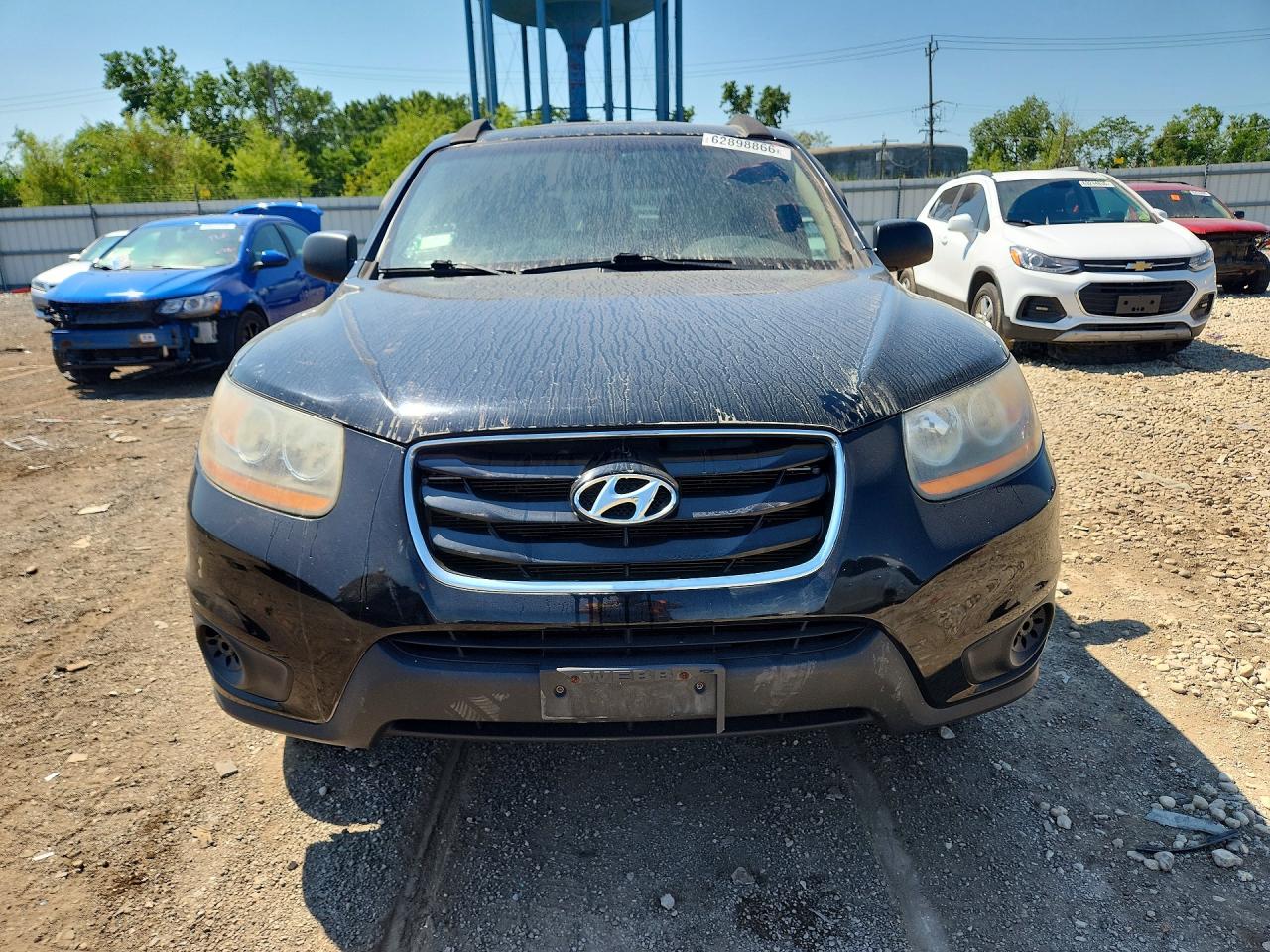 2011 Hyundai Santa Fe Gls Черный vin: 5XYZGDAB3BG023151