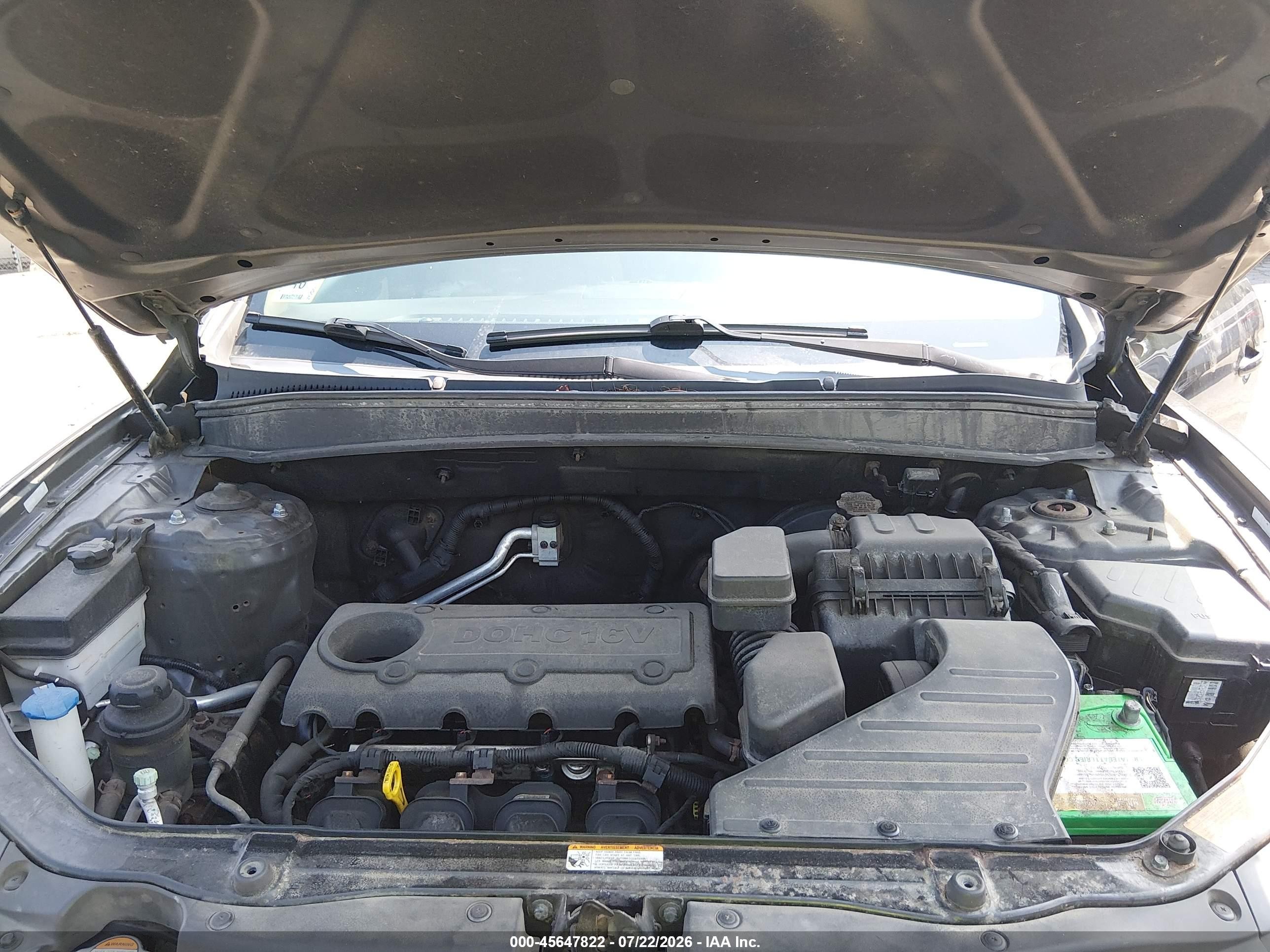 2011 Hyundai Santa Fe Gls Black vin: 5XYZGDAB3BG077839