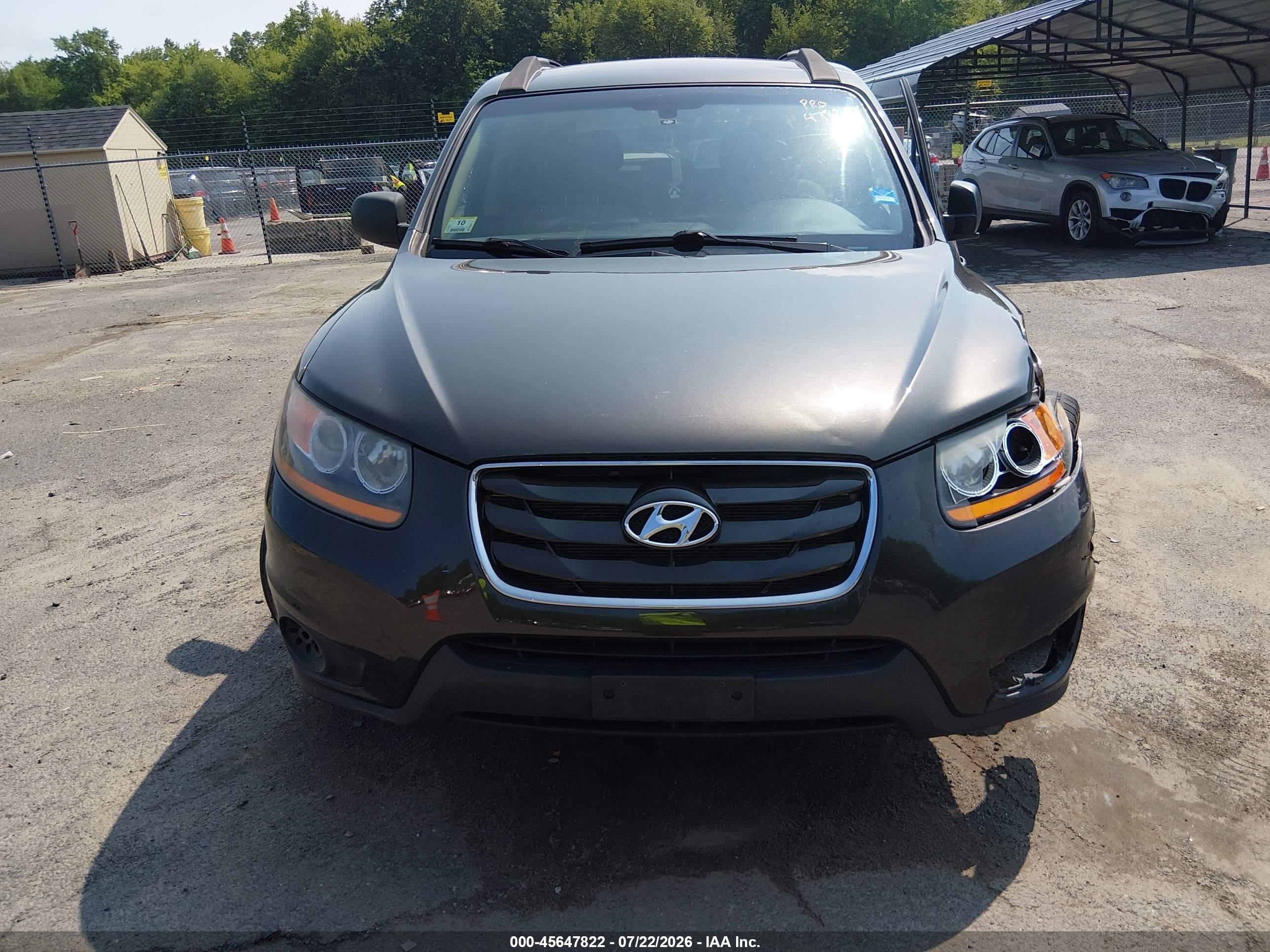 2011 Hyundai Santa Fe Gls Black vin: 5XYZGDAB3BG077839