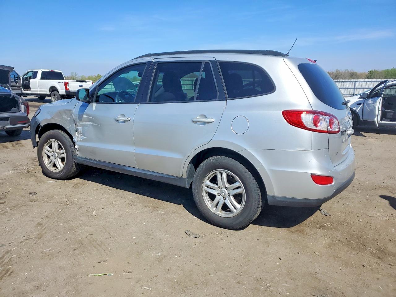 2011 Hyundai Santa Fe Gls Silver vin: 5XYZGDAB4BG004950