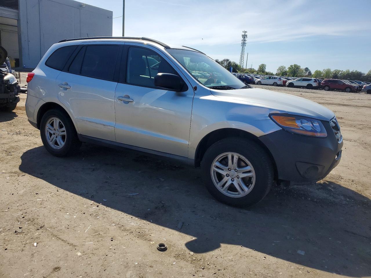 2011 Hyundai Santa Fe Gls Silver vin: 5XYZGDAB4BG004950