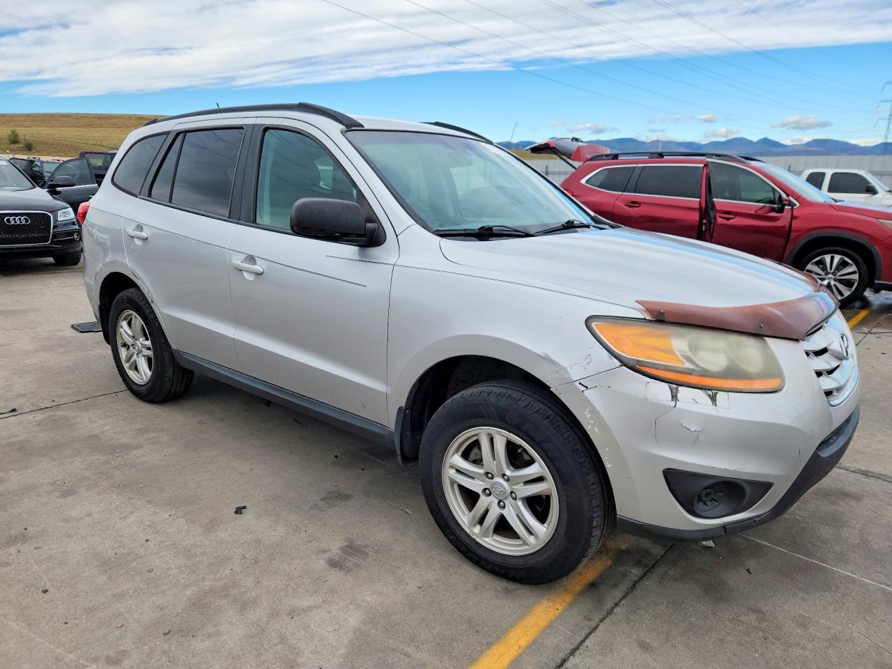 2011 Hyundai Santa Fe Gls Silver vin: 5XYZGDAB4BG006035