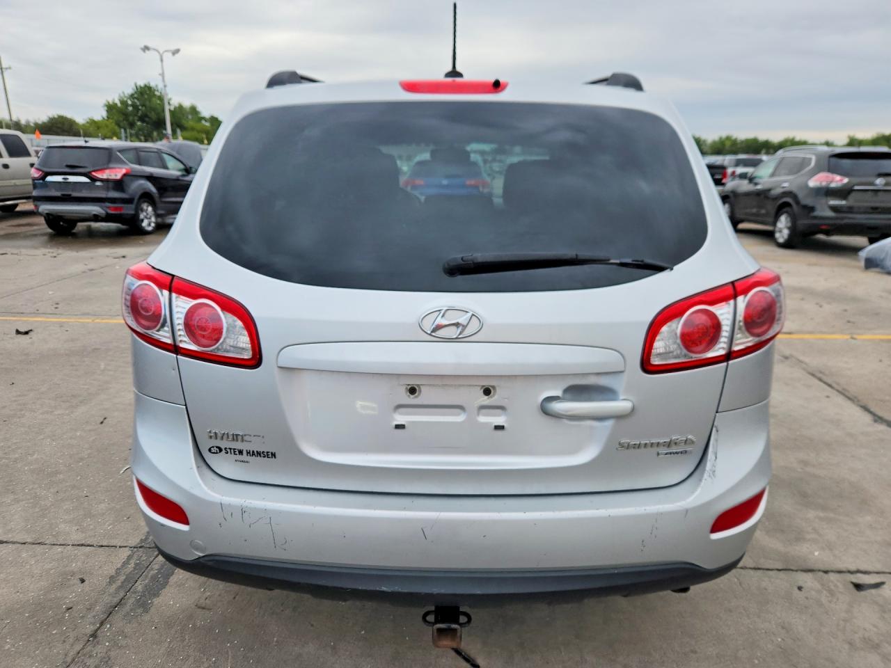 2011 Hyundai Santa Fe Gls Silver vin: 5XYZGDAB4BG006035