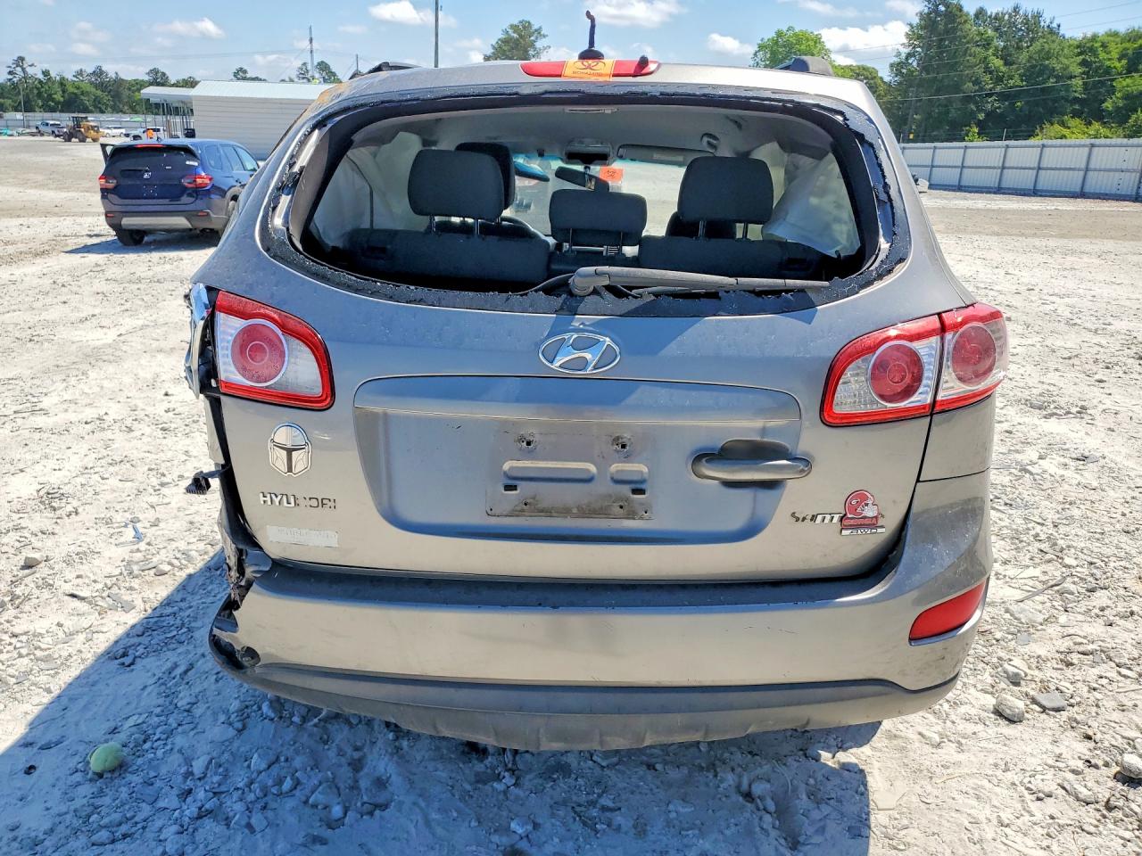 2011 Hyundai Santa Fe Gls Gray vin: 5XYZGDAB4BG023997
