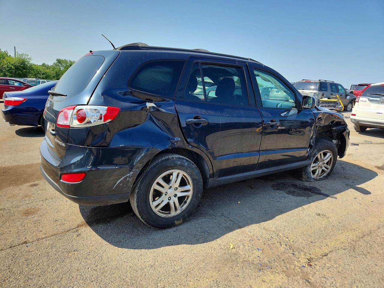 2011 Hyundai Santa Fe Gls Black vin: 5XYZGDAB4BG030416