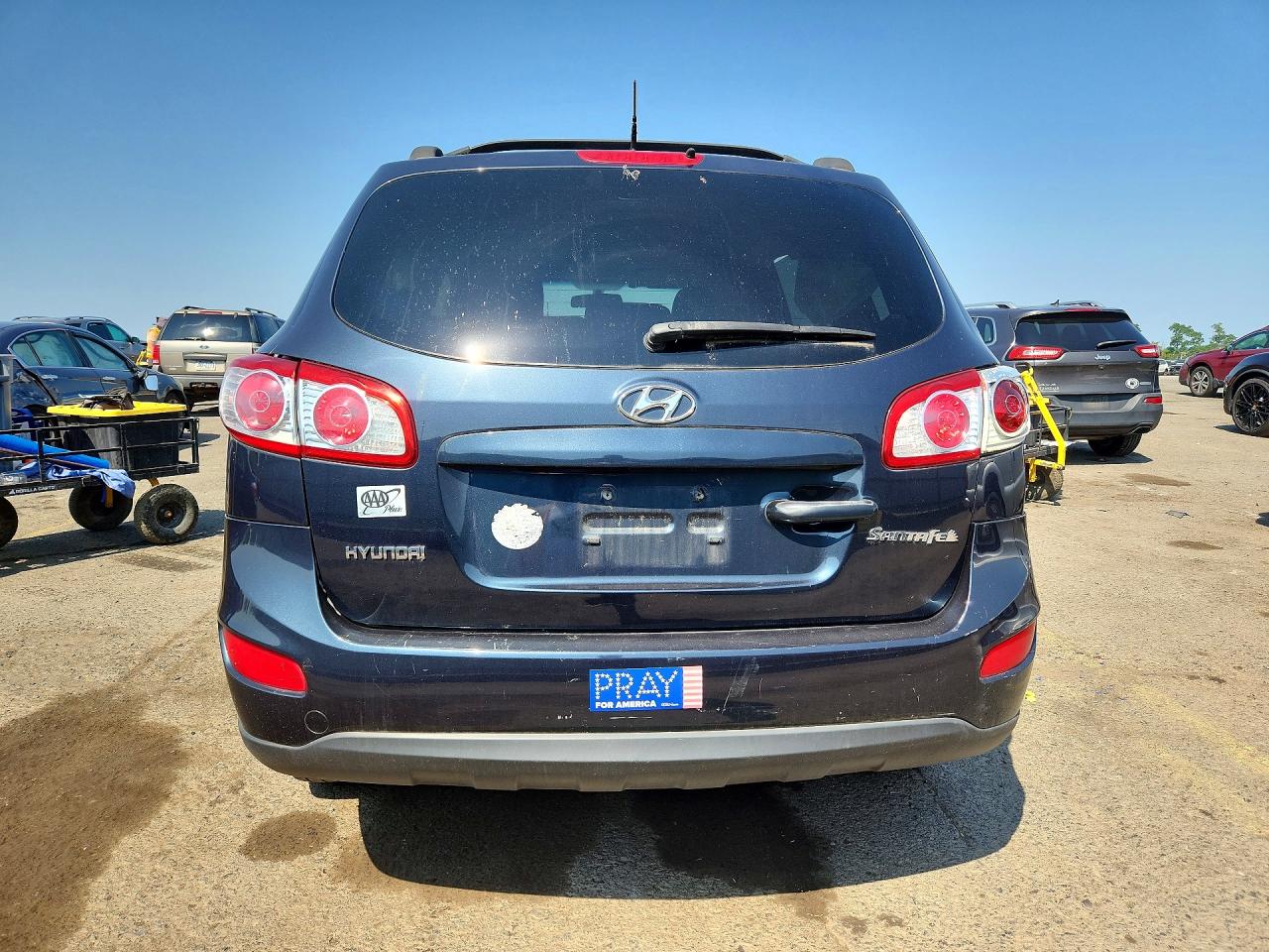 2011 Hyundai Santa Fe Gls Black vin: 5XYZGDAB4BG030416
