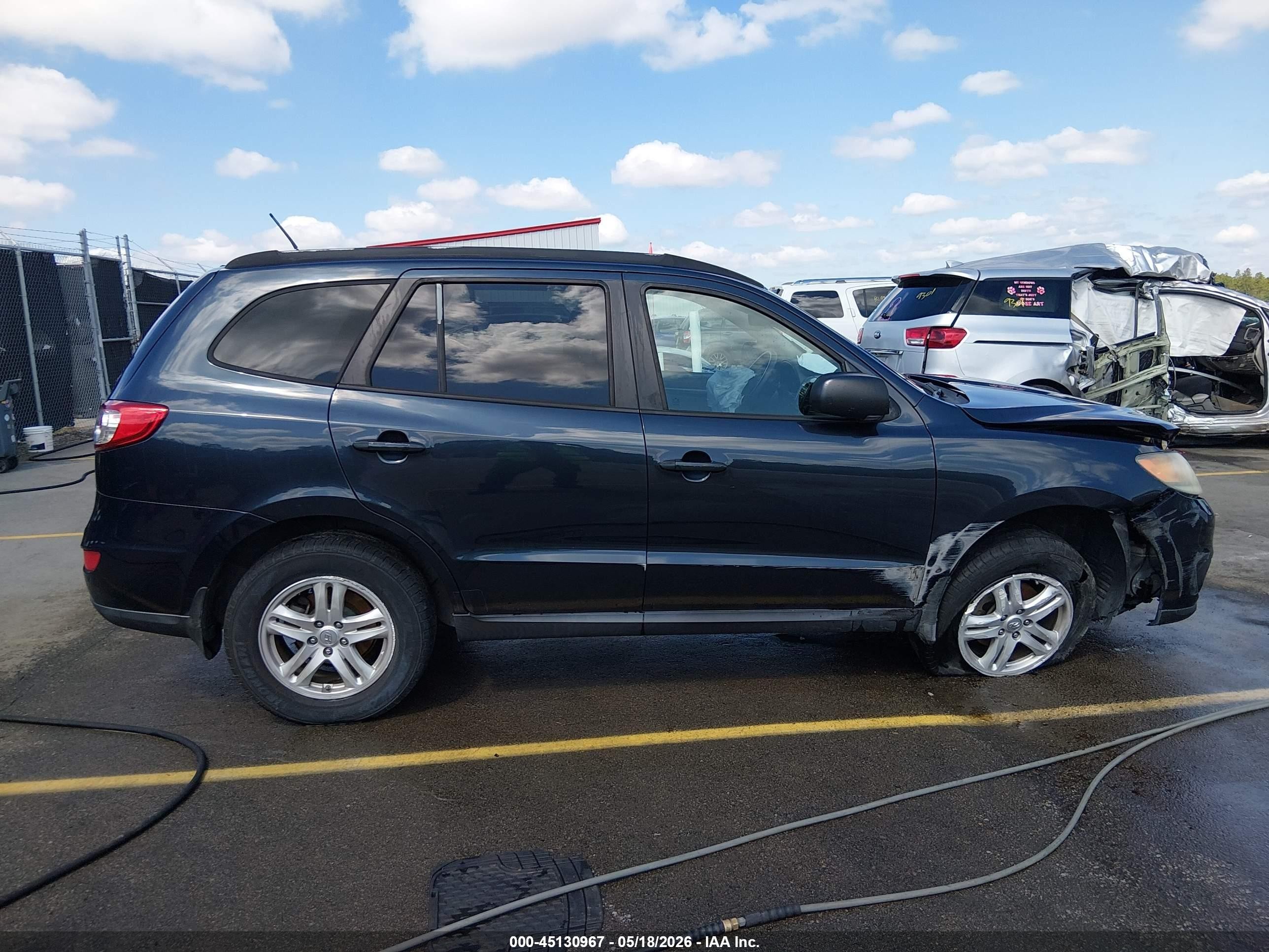 2012 Hyundai Santa Fe Gls Blue vin: 5XYZGDAB4CG098992