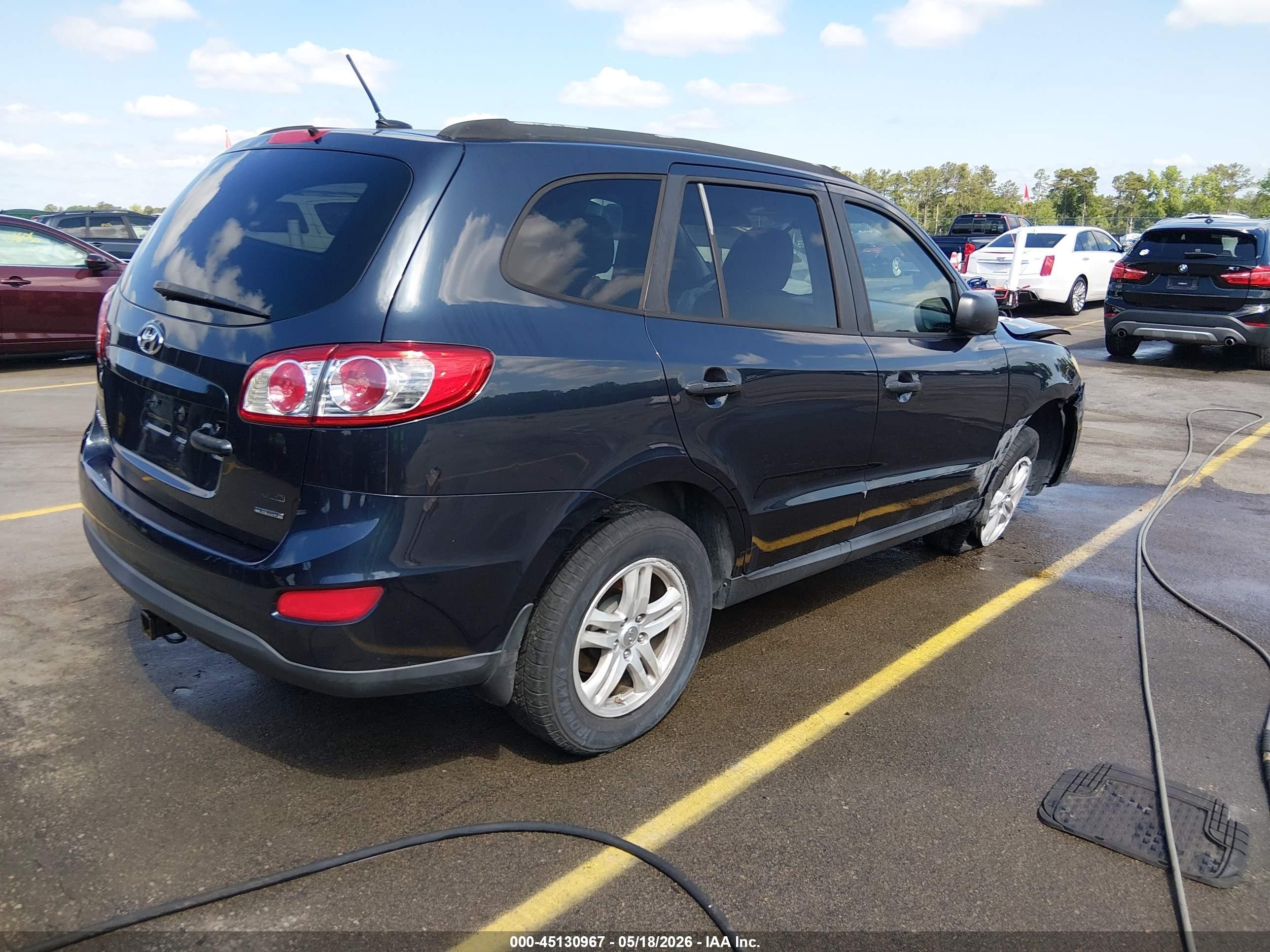 2012 Hyundai Santa Fe Gls Blue vin: 5XYZGDAB4CG098992