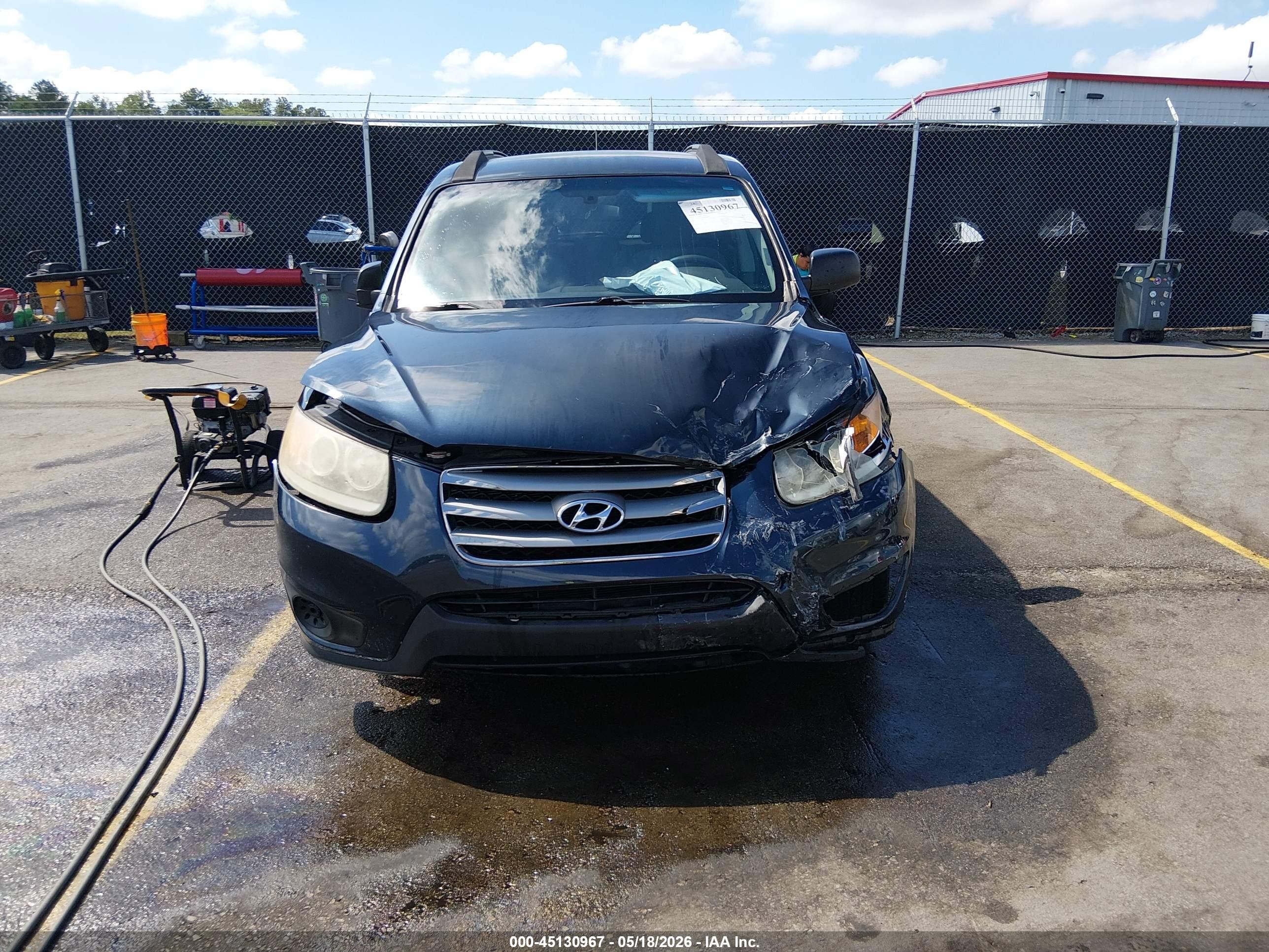 2012 Hyundai Santa Fe Gls Blue vin: 5XYZGDAB4CG098992