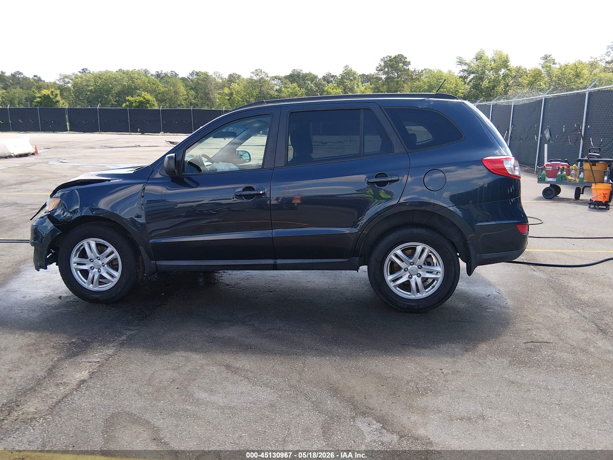 2012 Hyundai Santa Fe Gls Blue vin: 5XYZGDAB4CG098992