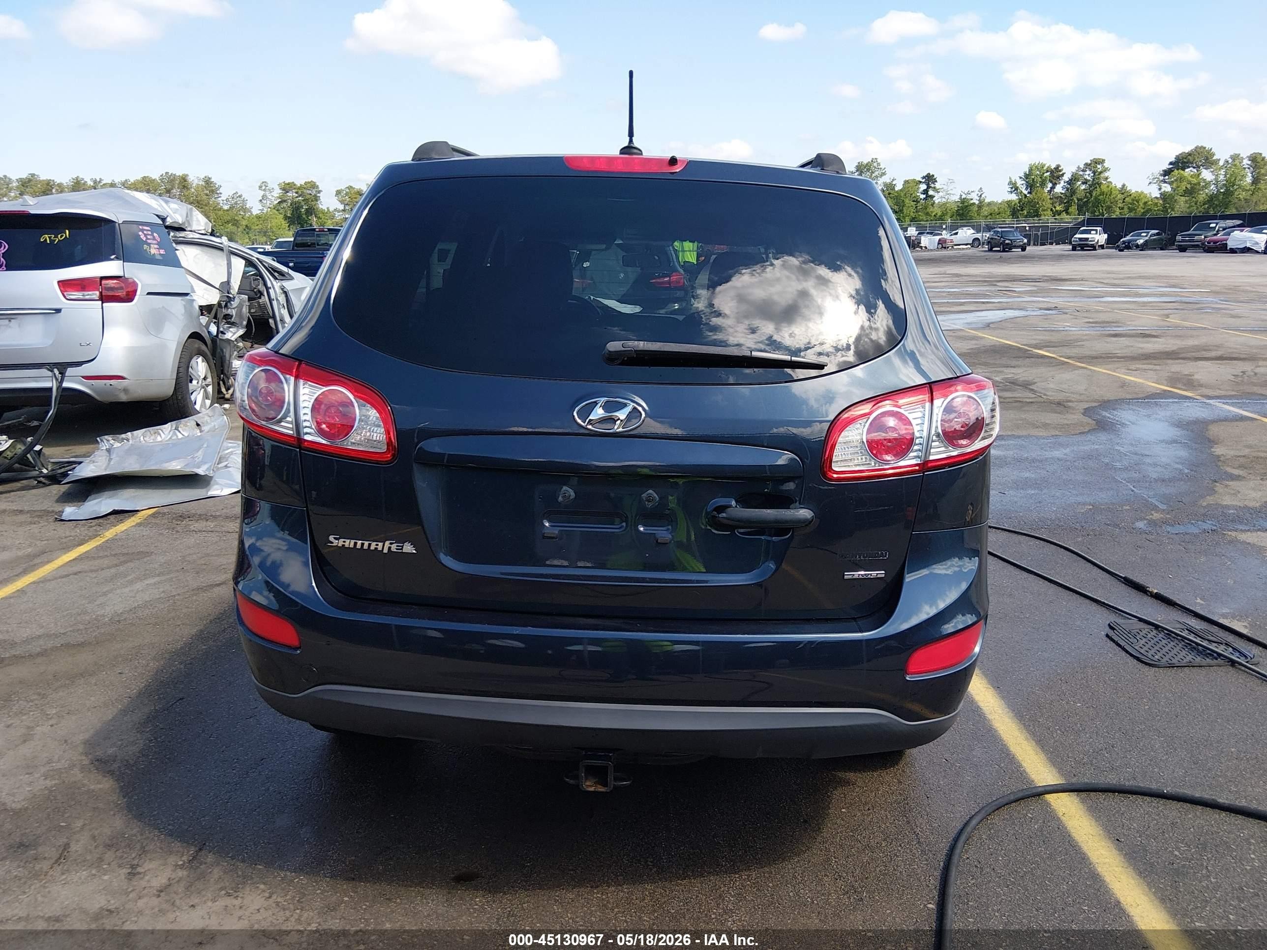 2012 Hyundai Santa Fe Gls Blue vin: 5XYZGDAB4CG098992