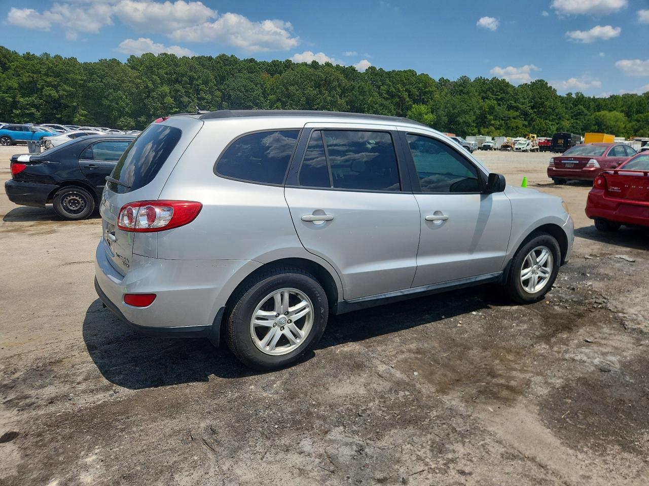 2011 Hyundai Santa Fe Gls Silver vin: 5XYZGDAB5BG023491