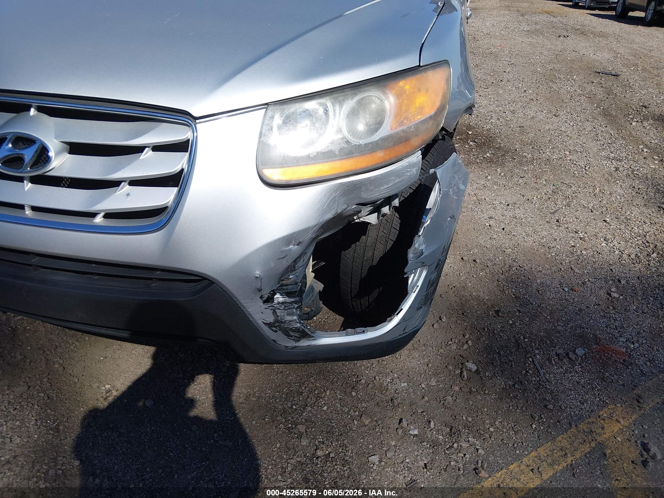 2011 Hyundai Santa Fe Gls Серебряный vin: 5XYZGDAB5BG035740