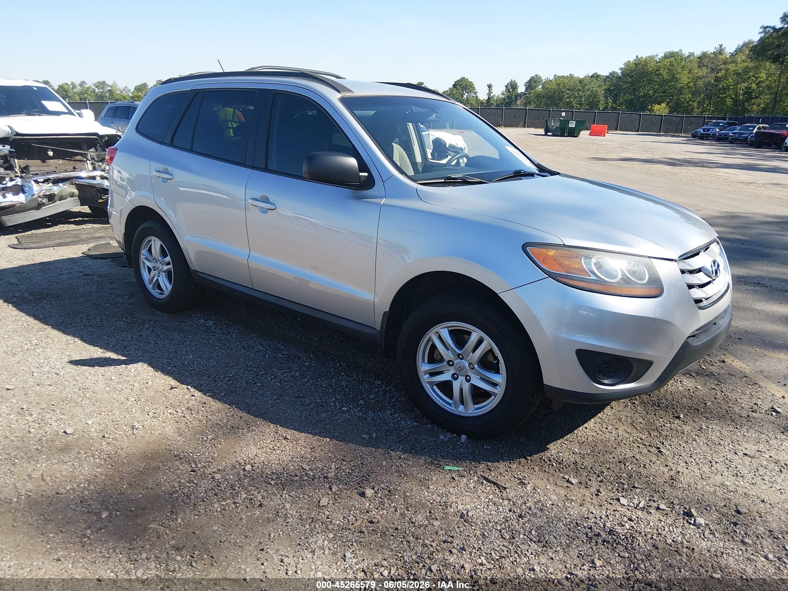 2011 Hyundai Santa Fe Gls Silver vin: 5XYZGDAB5BG035740