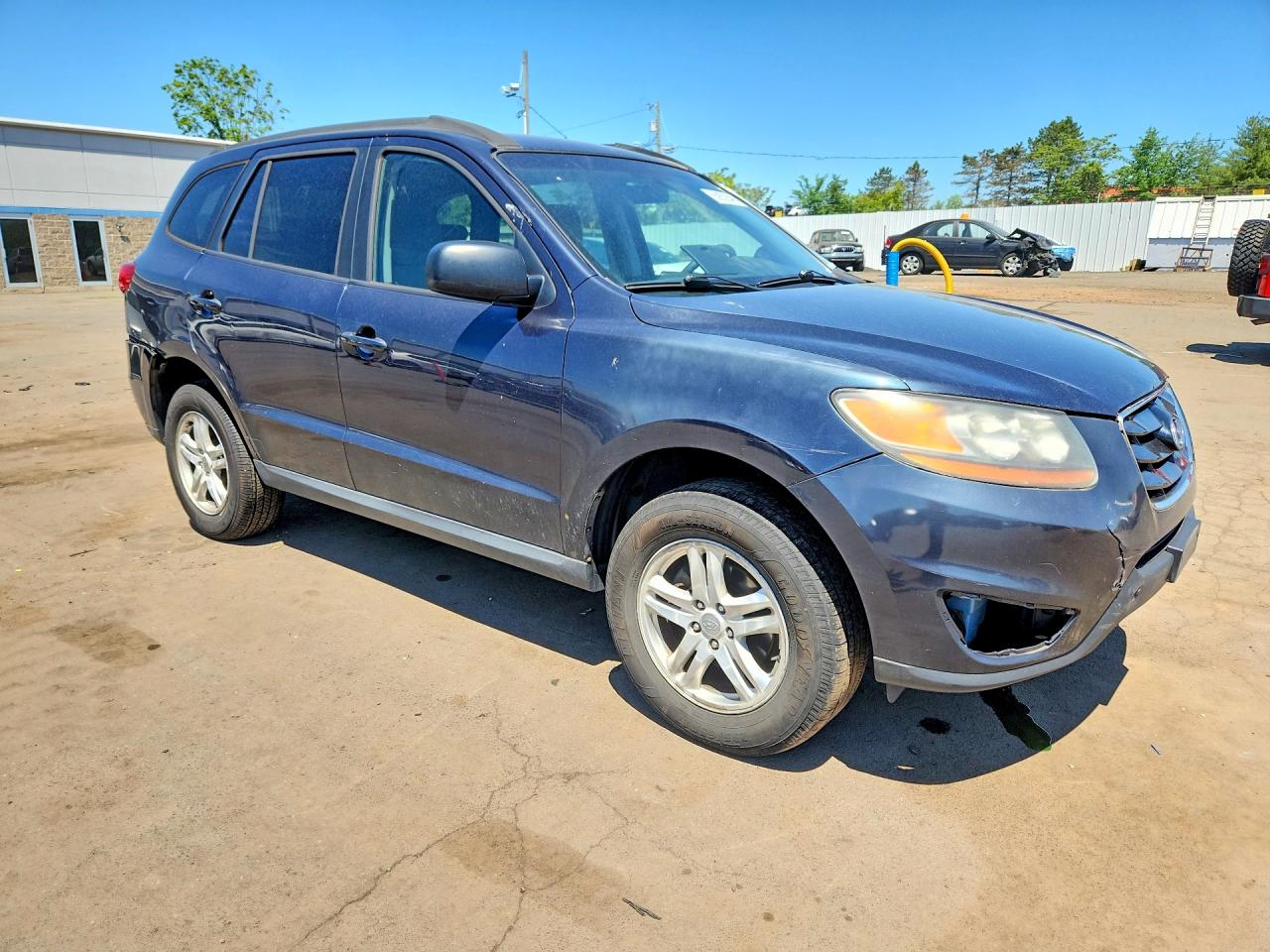2011 Hyundai Santa Fe Gls Blue vin: 5XYZGDAB5BG070066
