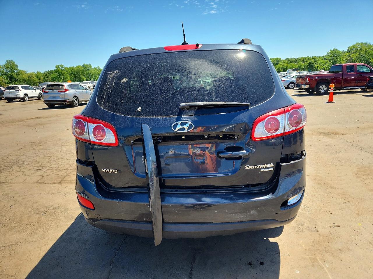 2011 Hyundai Santa Fe Gls Blue vin: 5XYZGDAB5BG070066