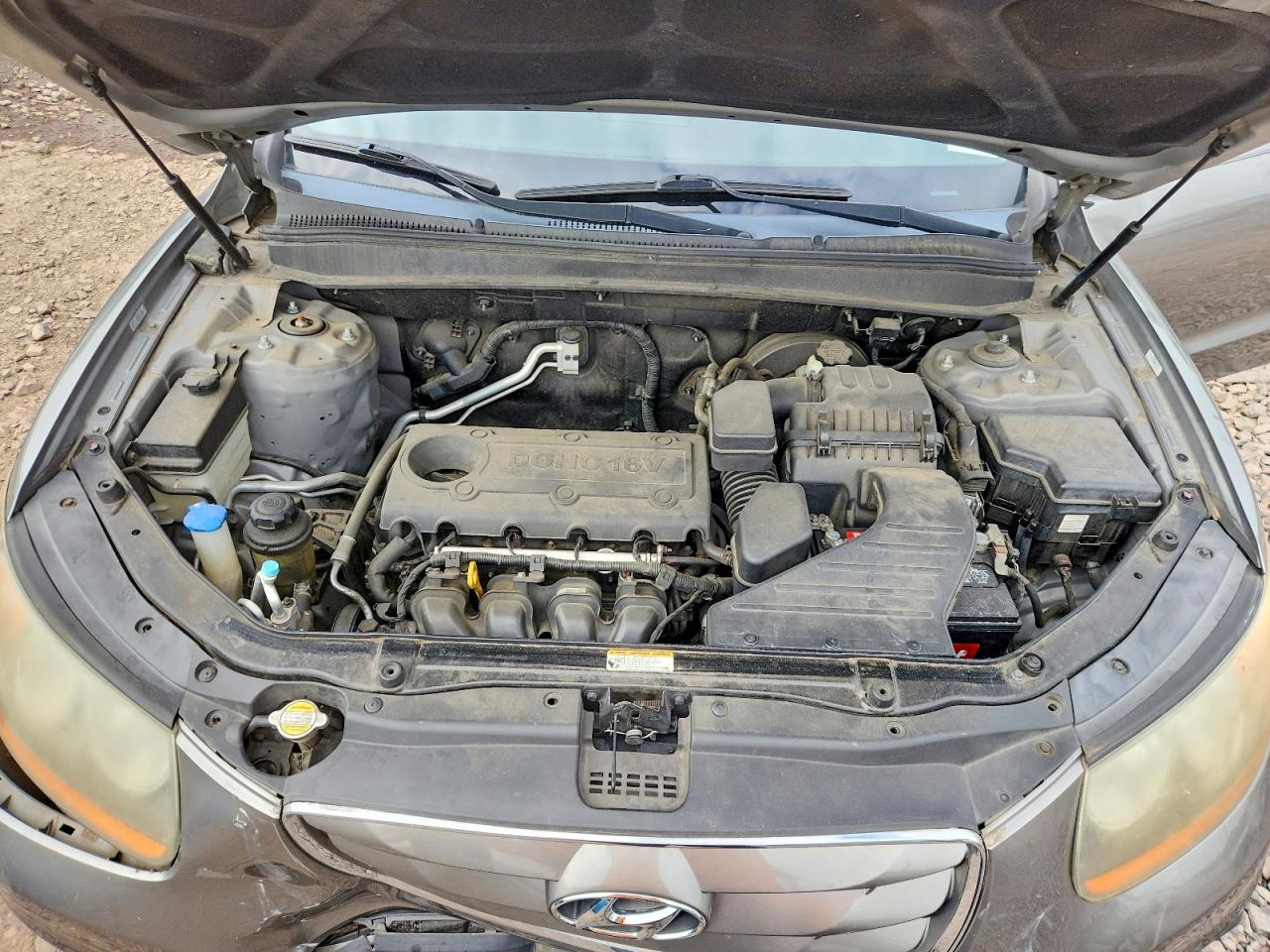 2011 Hyundai Santa Fe Gls Gray vin: 5XYZGDAB5BG074005
