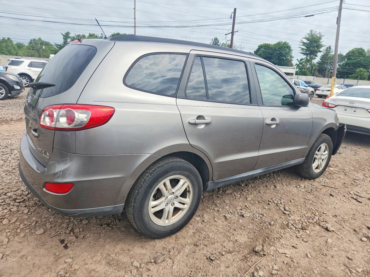 2011 Hyundai Santa Fe Gls Gray vin: 5XYZGDAB5BG074005