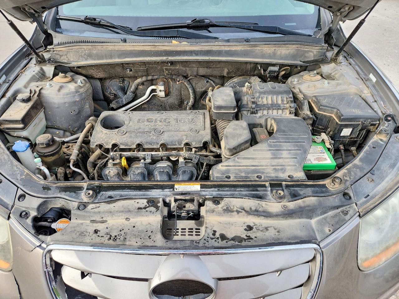 2011 Hyundai Santa Fe Gls Silver vin: 5XYZGDAB5BG079897