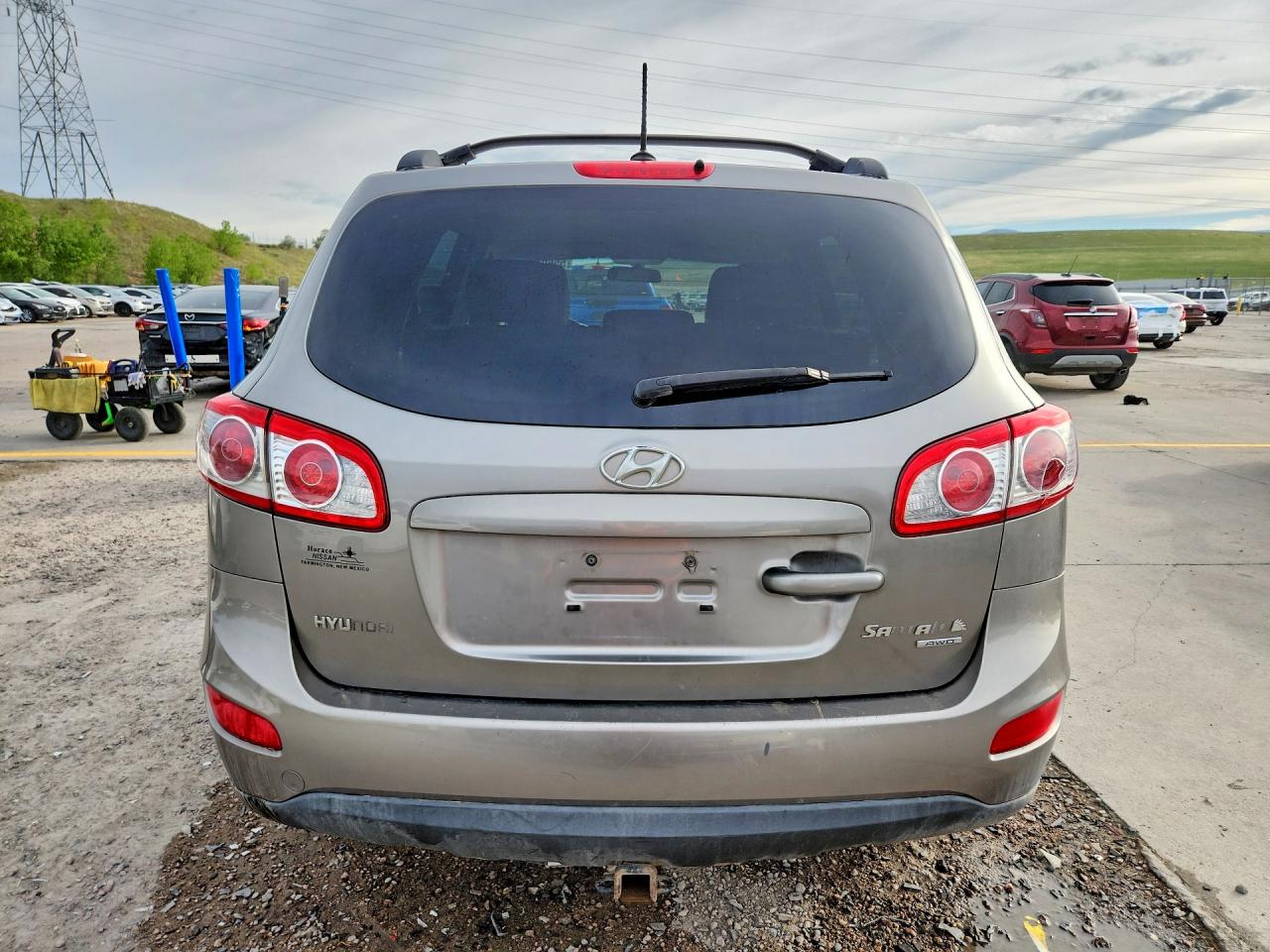 2011 Hyundai Santa Fe Gls Silver vin: 5XYZGDAB5BG079897