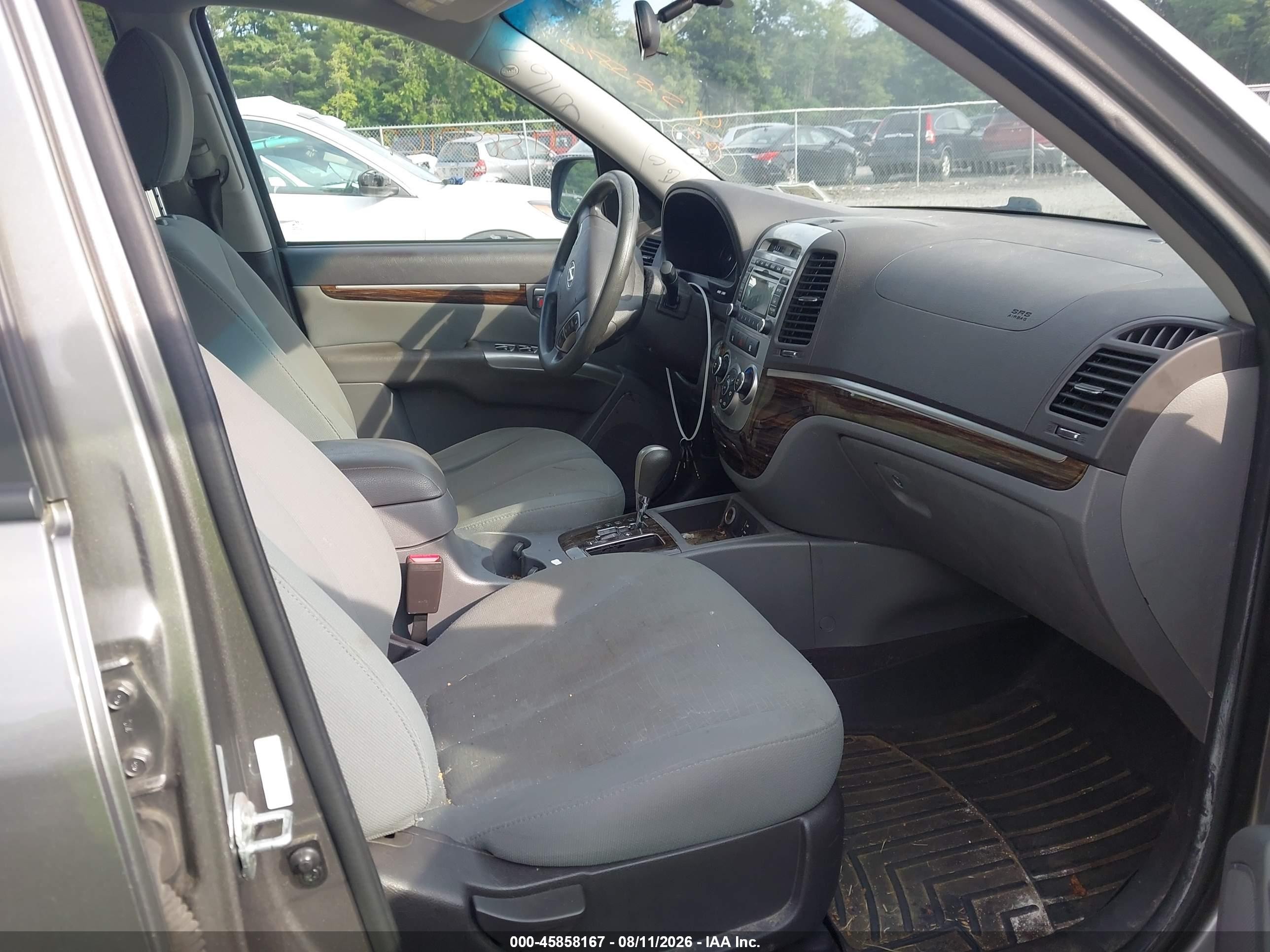 2012 Hyundai Santa Fe Gls Серый vin: 5XYZGDAB5CG123091